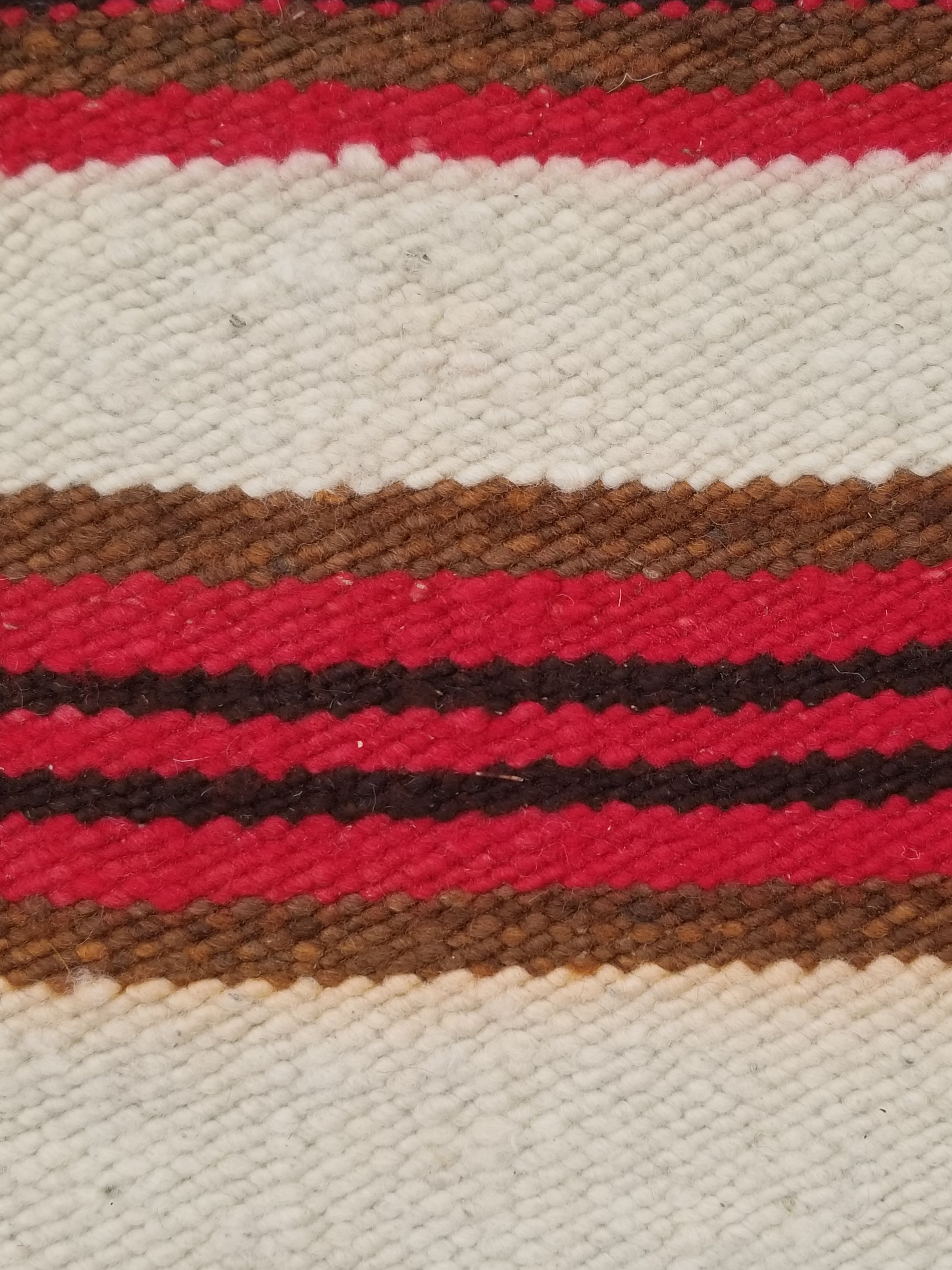 Antique Navajo Handwoven Native American Klagetoh Style Wool Rug 60x30in