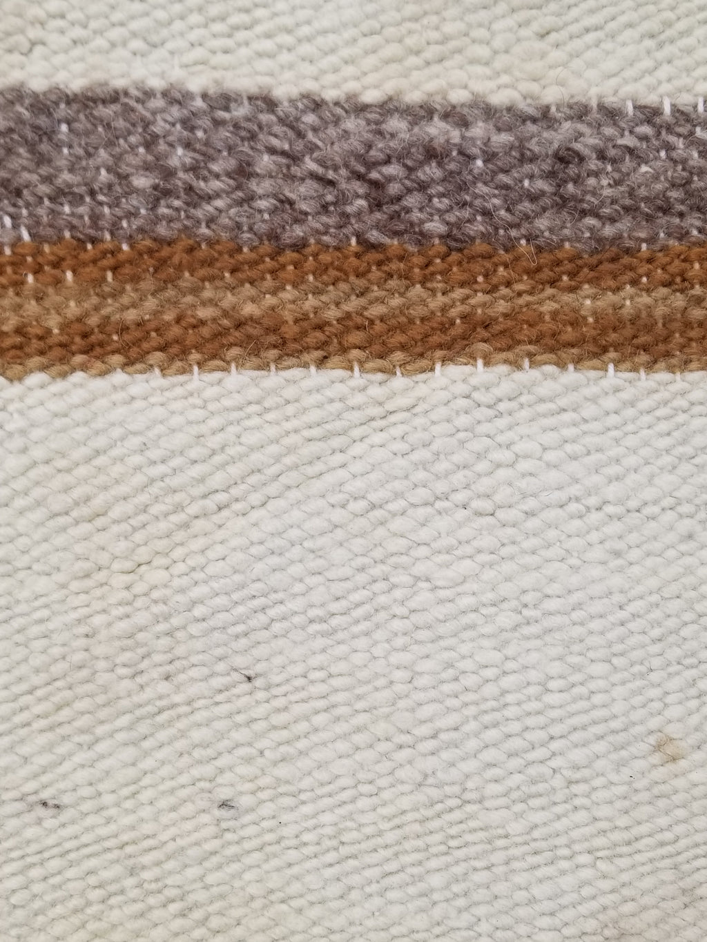 Antique Navajo Handwoven Native American Geometric Pattern Wool Rug 32x14in