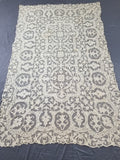 Vintage Point De Venice Needle Lace Banquet Tablecloth 253x162cm