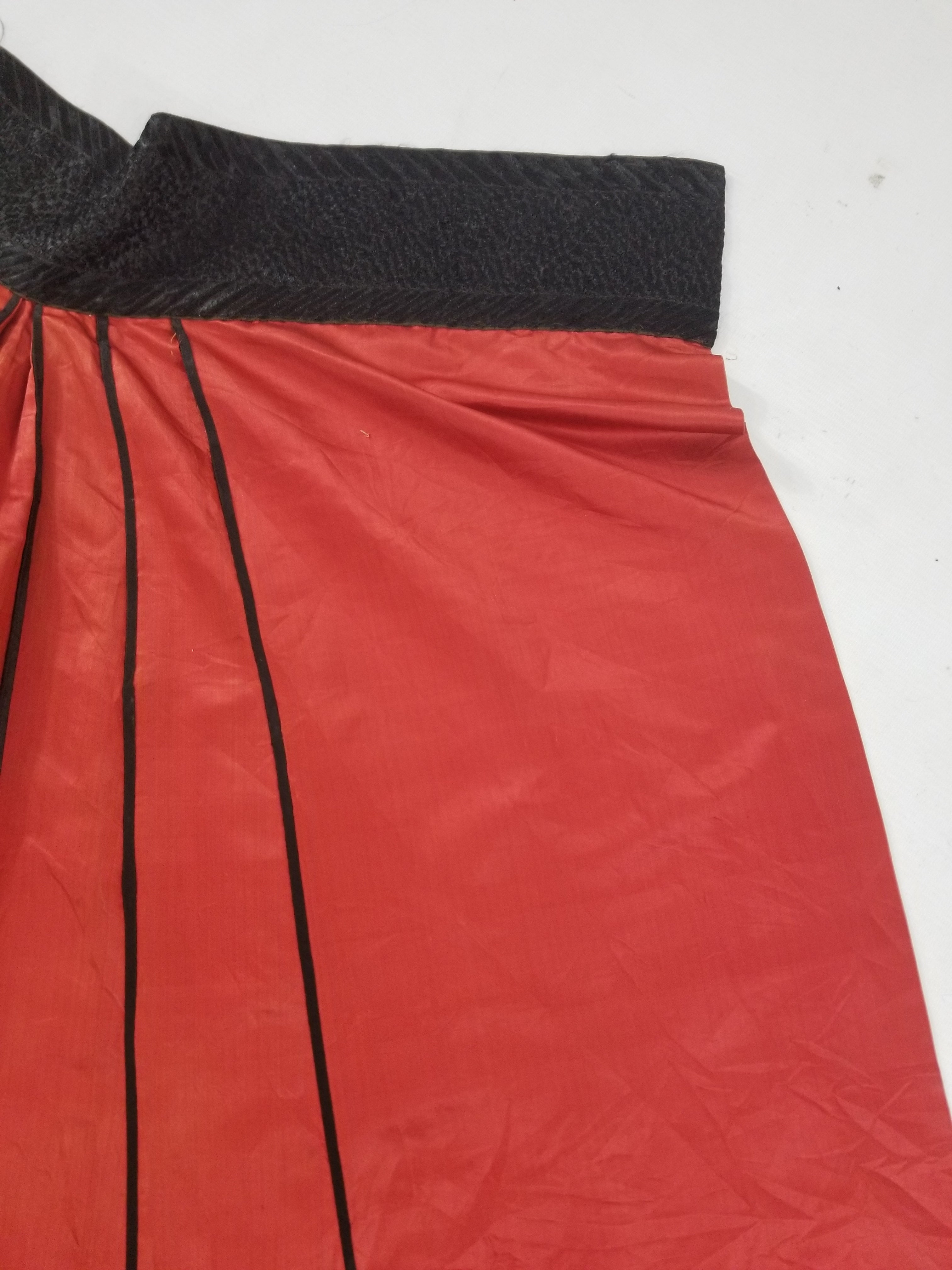 Don't buy, Test transaction. Antique Chinese Hand Embroidered Silk Qun Apron Skirt 118x89cm