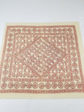 Antique Traditional Syrian Hand Embroidery Floral & Paisley Tablecloth 162x152cm