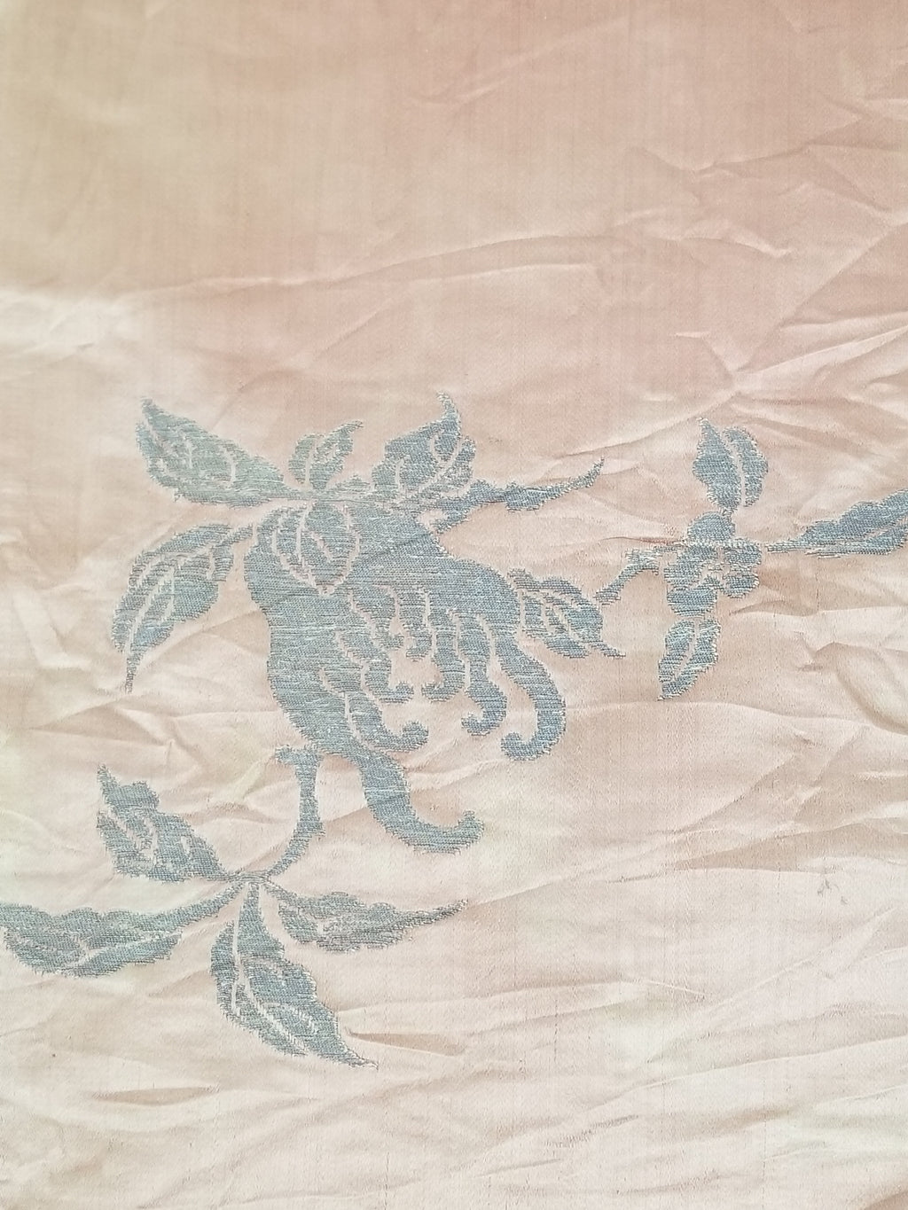 Antique Ming Dyansty Buddhist & Chinese Symbolic Motifs Brocade Textile 315x89cm