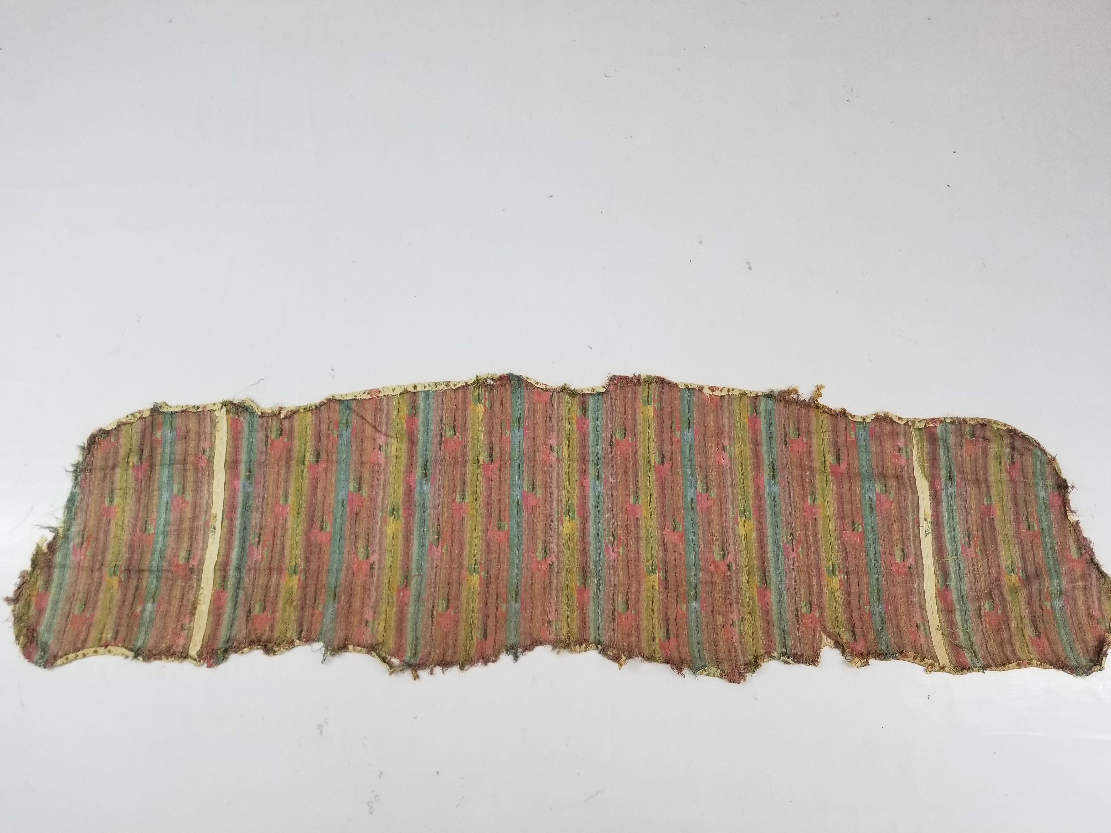 Antique French Floral Brocade Panel 195x46cm