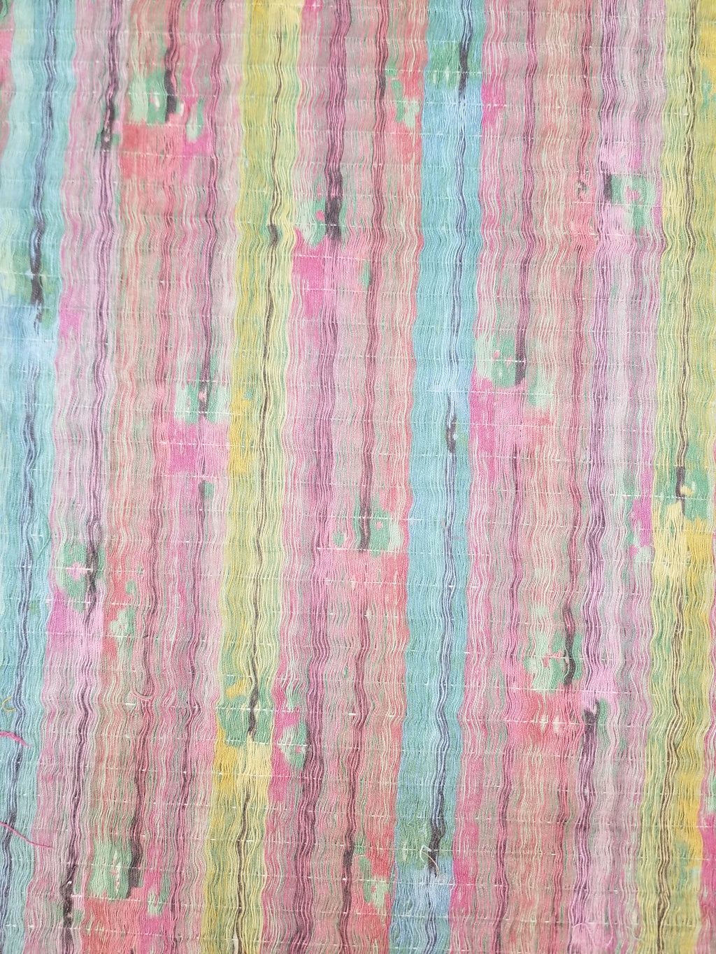 Antique French Floral Brocade Panel 195x46cm