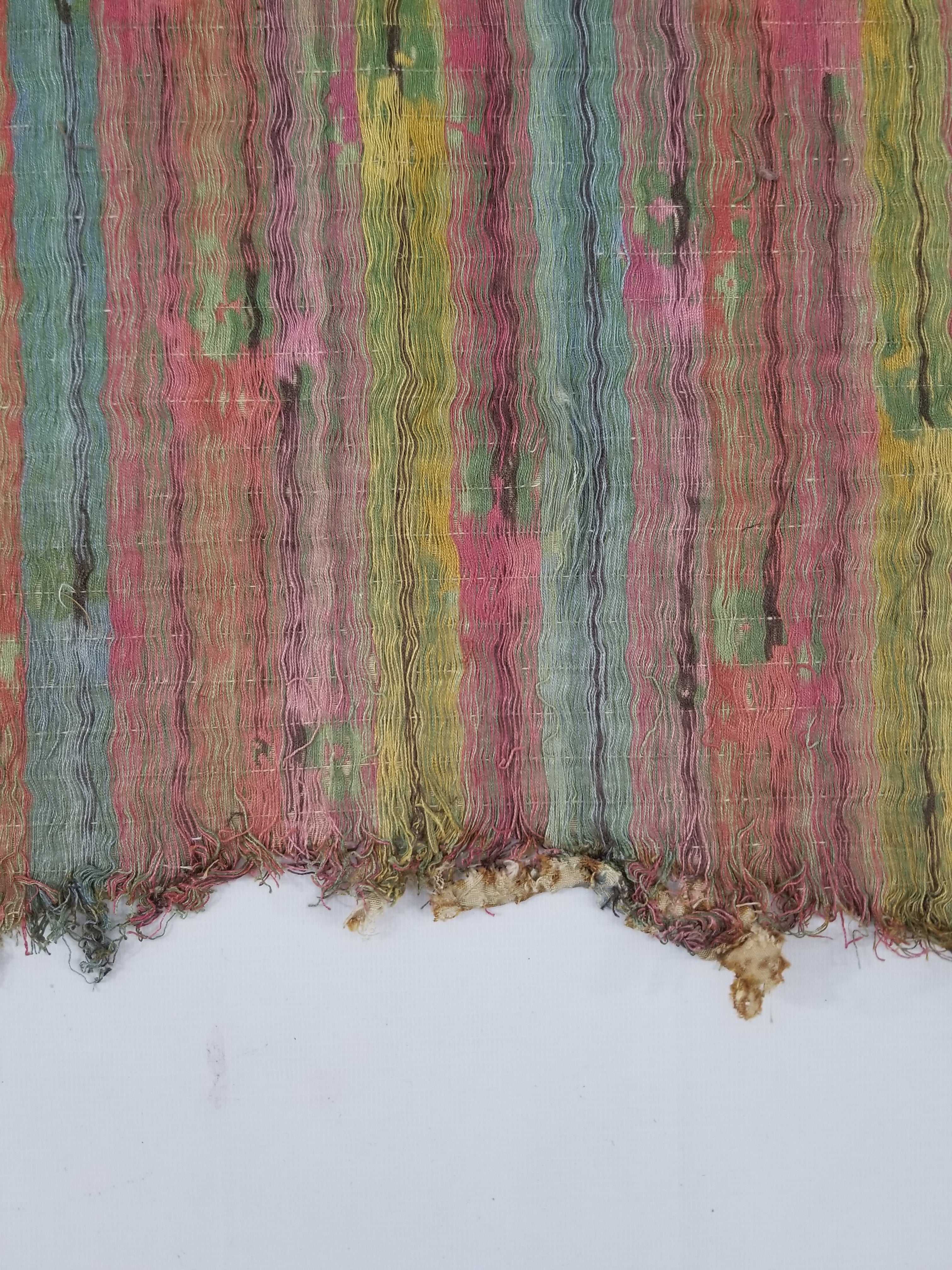 Antique French Floral Brocade Panel 195x46cm