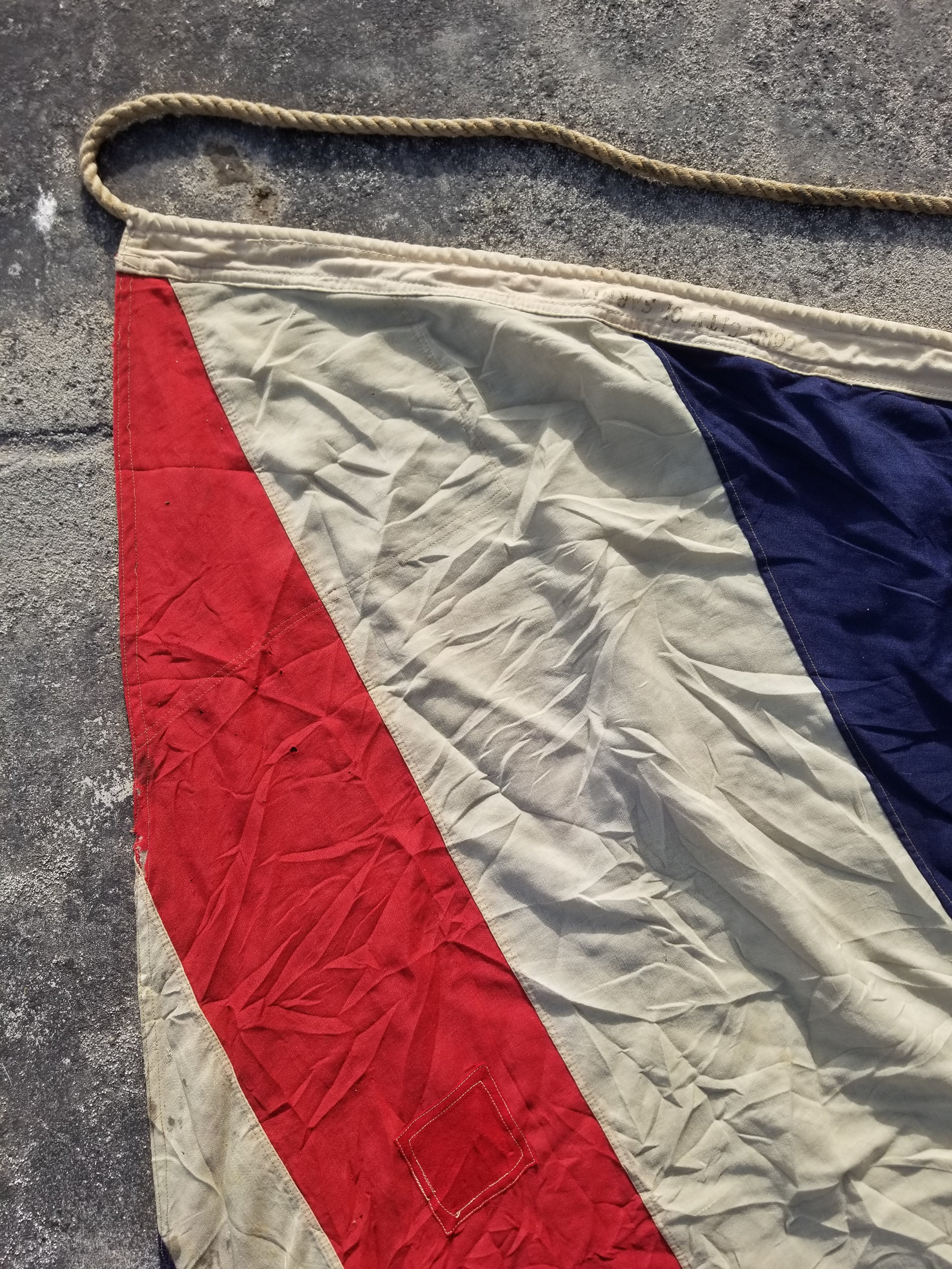 Huge Antique 19thC National Union Jack Flag 698x345cm