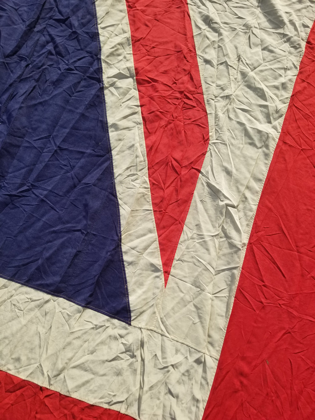 Huge Antique 19thC National Union Jack Flag 698x345cm