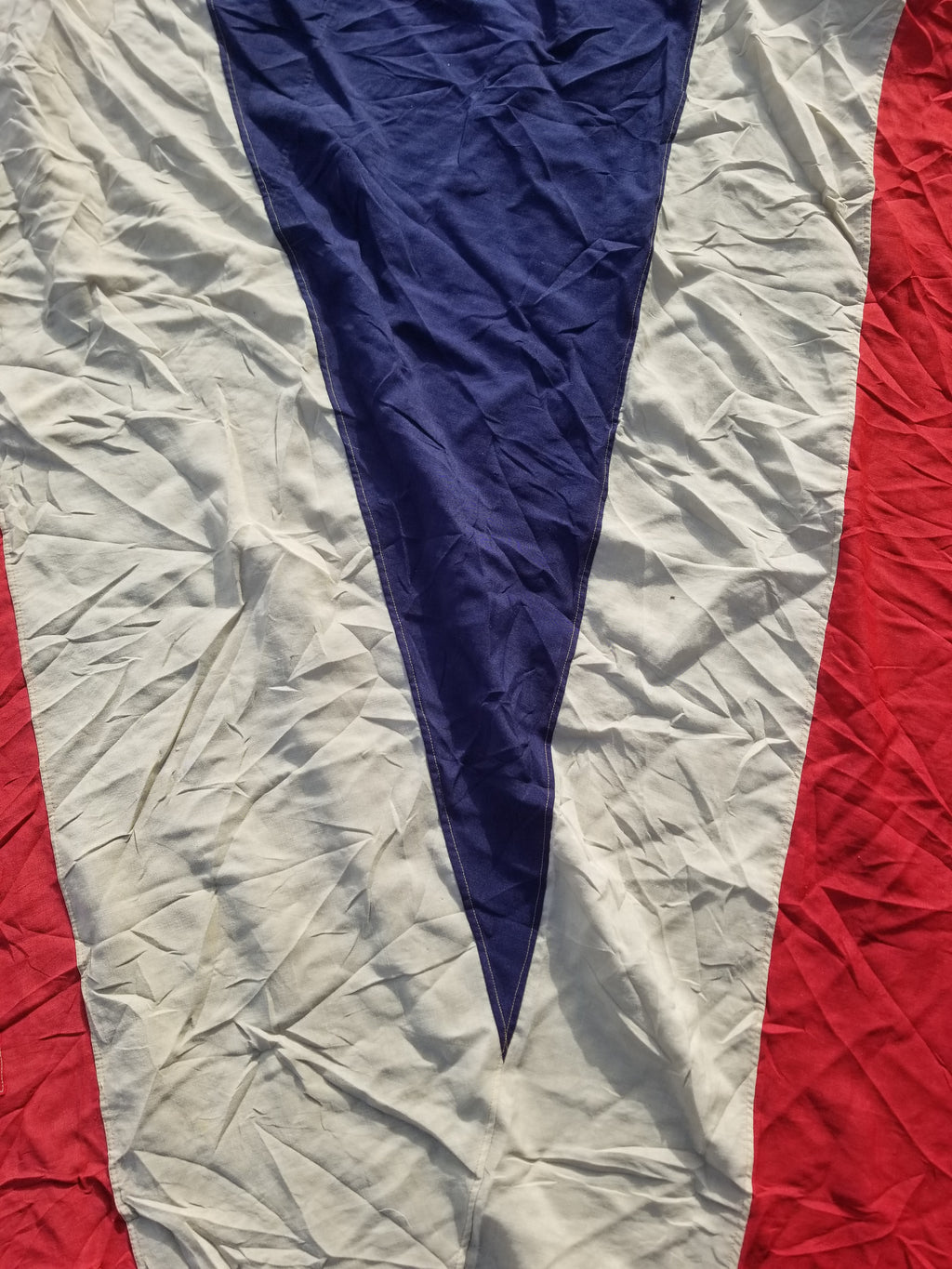 Huge Antique 19thC National Union Jack Flag 698x345cm