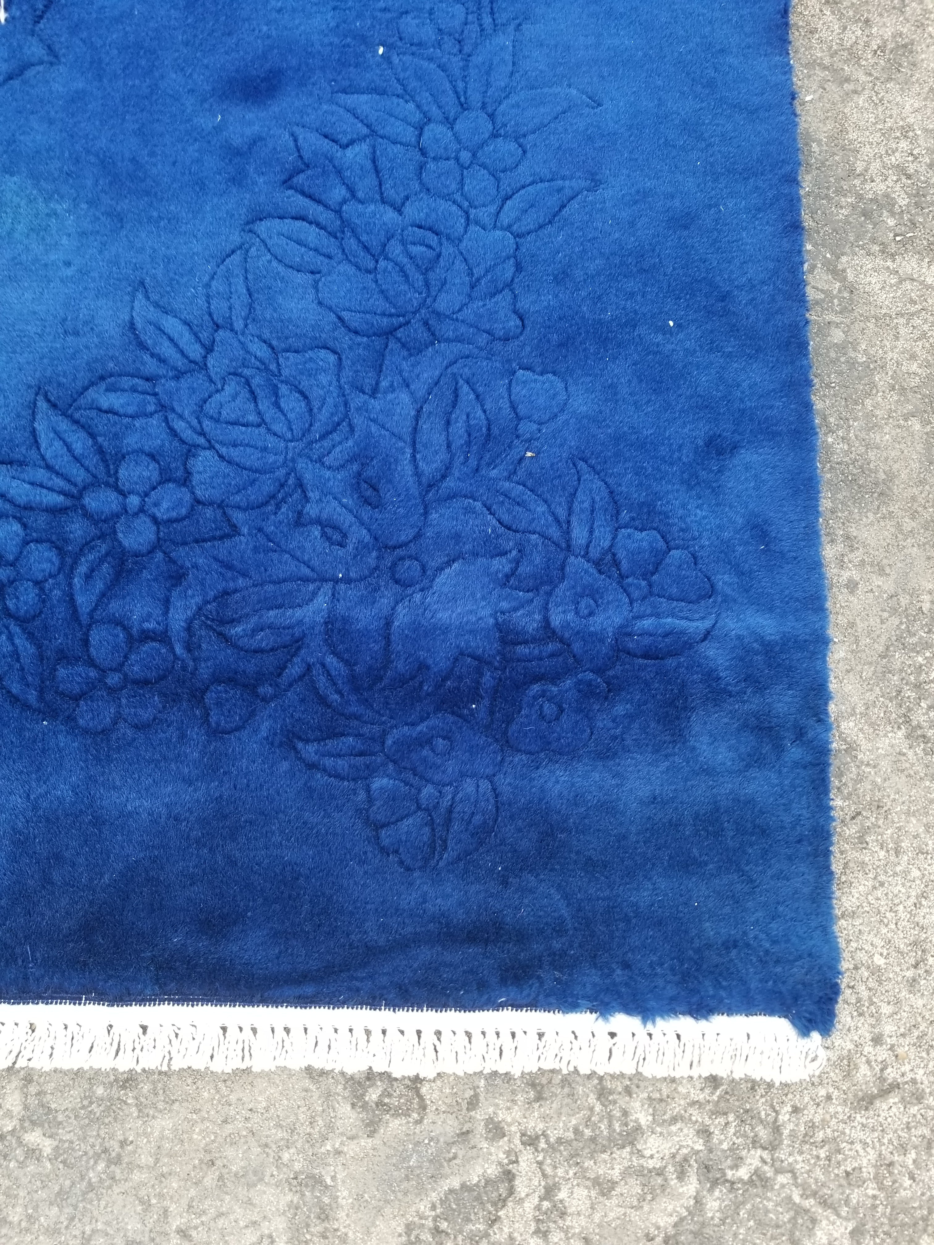 Vintage Traditional Handmade Chinese Art Deco Wool Multicolor Rug 277x182cm