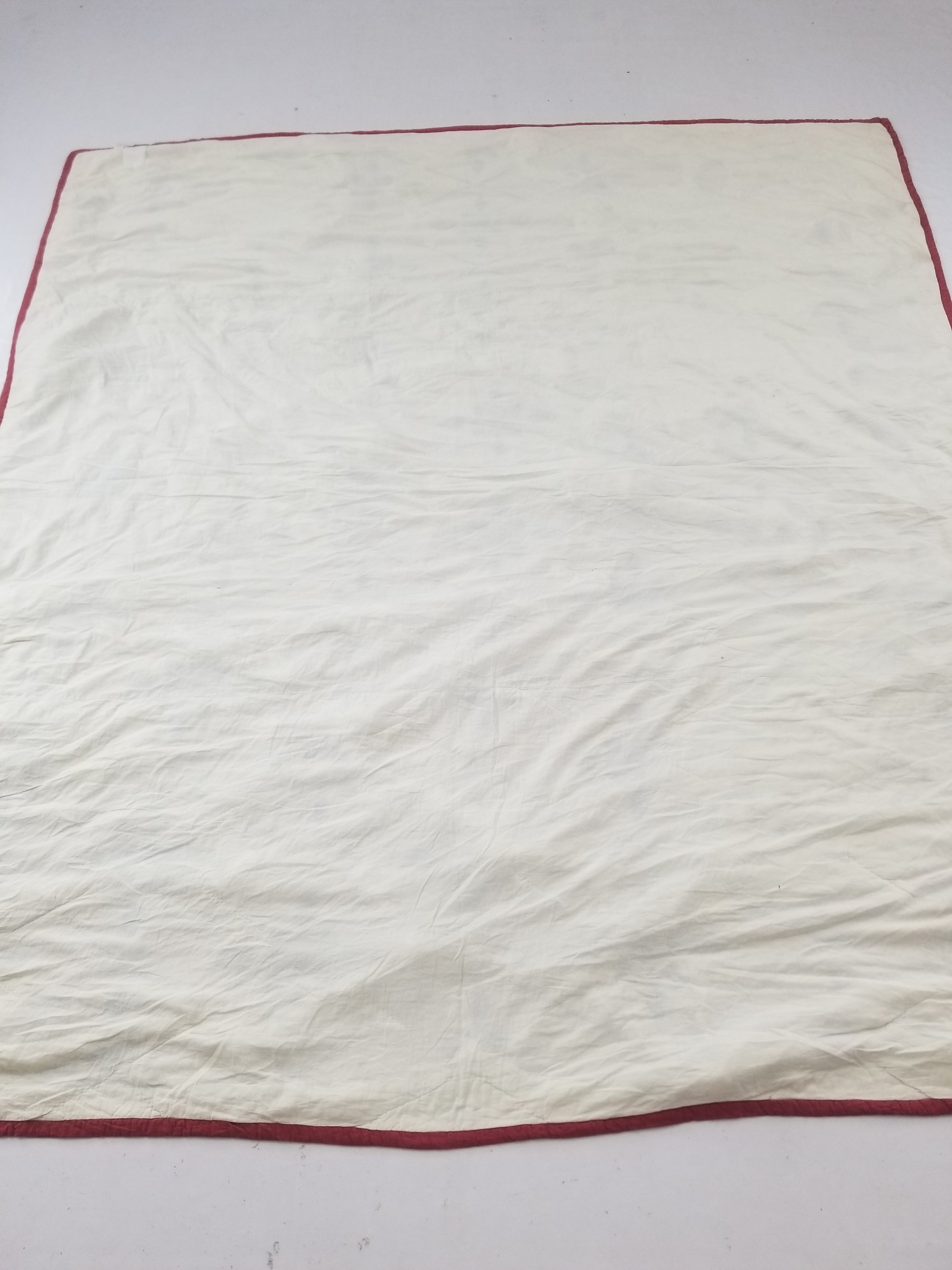 Vintage Traditional Indian Kashmiri Crewel Work Floral Quilt 250x220cm