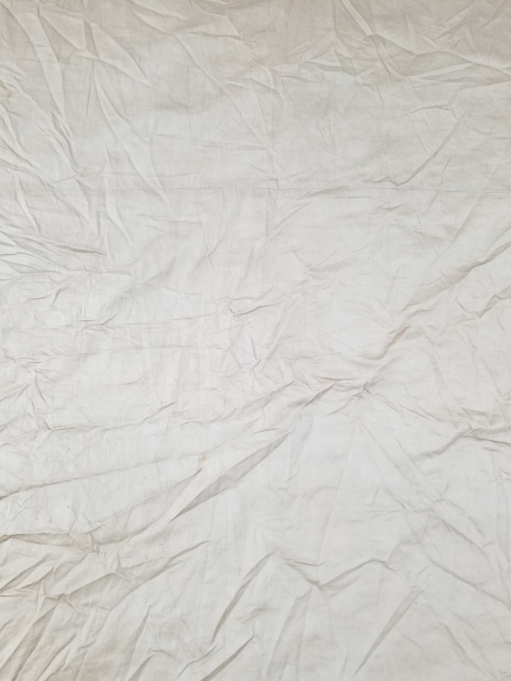 Antique Traditional Hand-Embroidered Botanical Throw/Coverlet 247x213cm