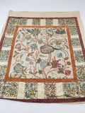 Antique Jacobean Inspired Tree of Life Kashmiri Crewel Work Duvet Cover 234x200c