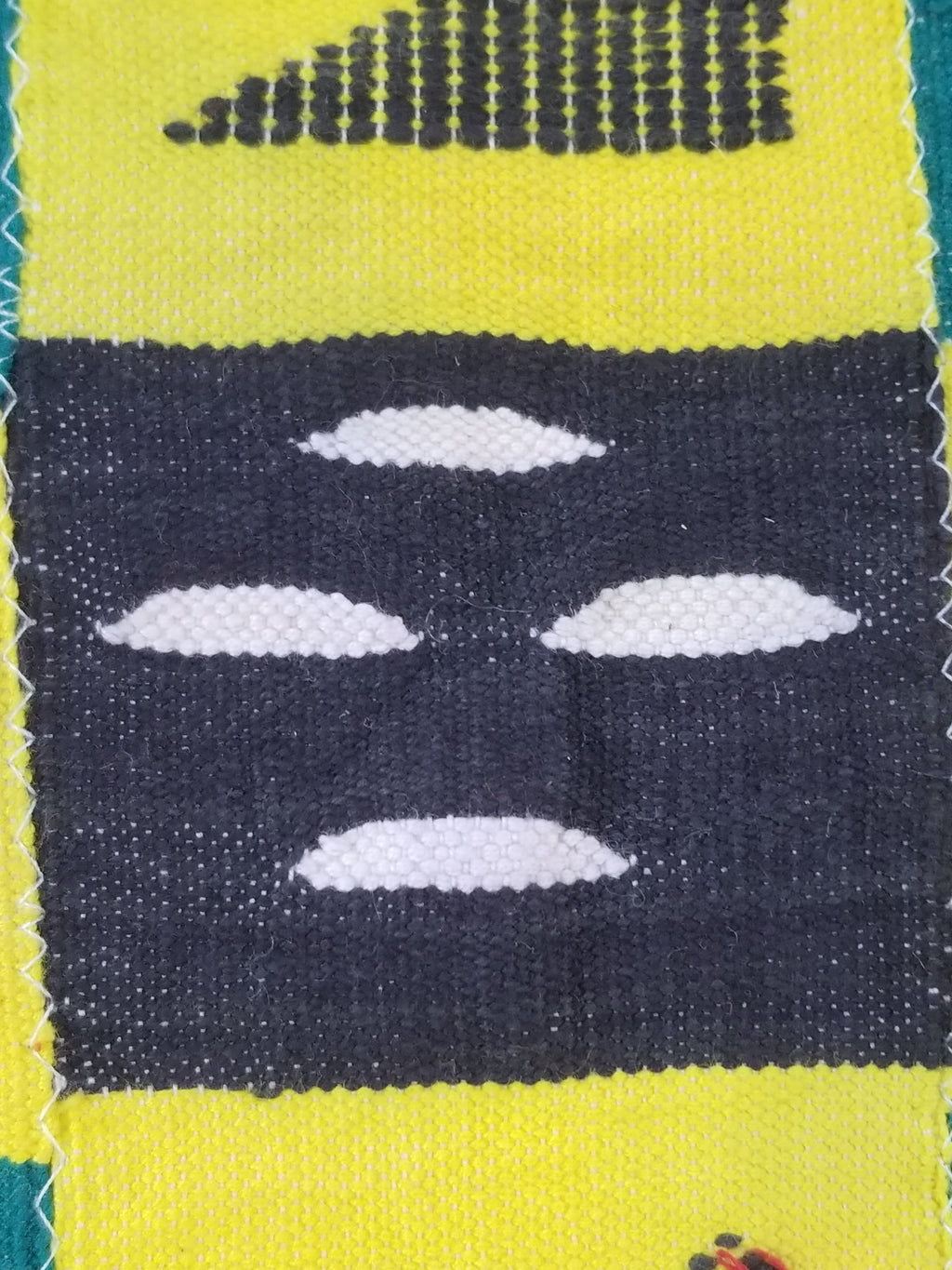 Vintage African Handwoven Ewe Kente Cloth - Ghana Ceremonial Textile 212x119cm