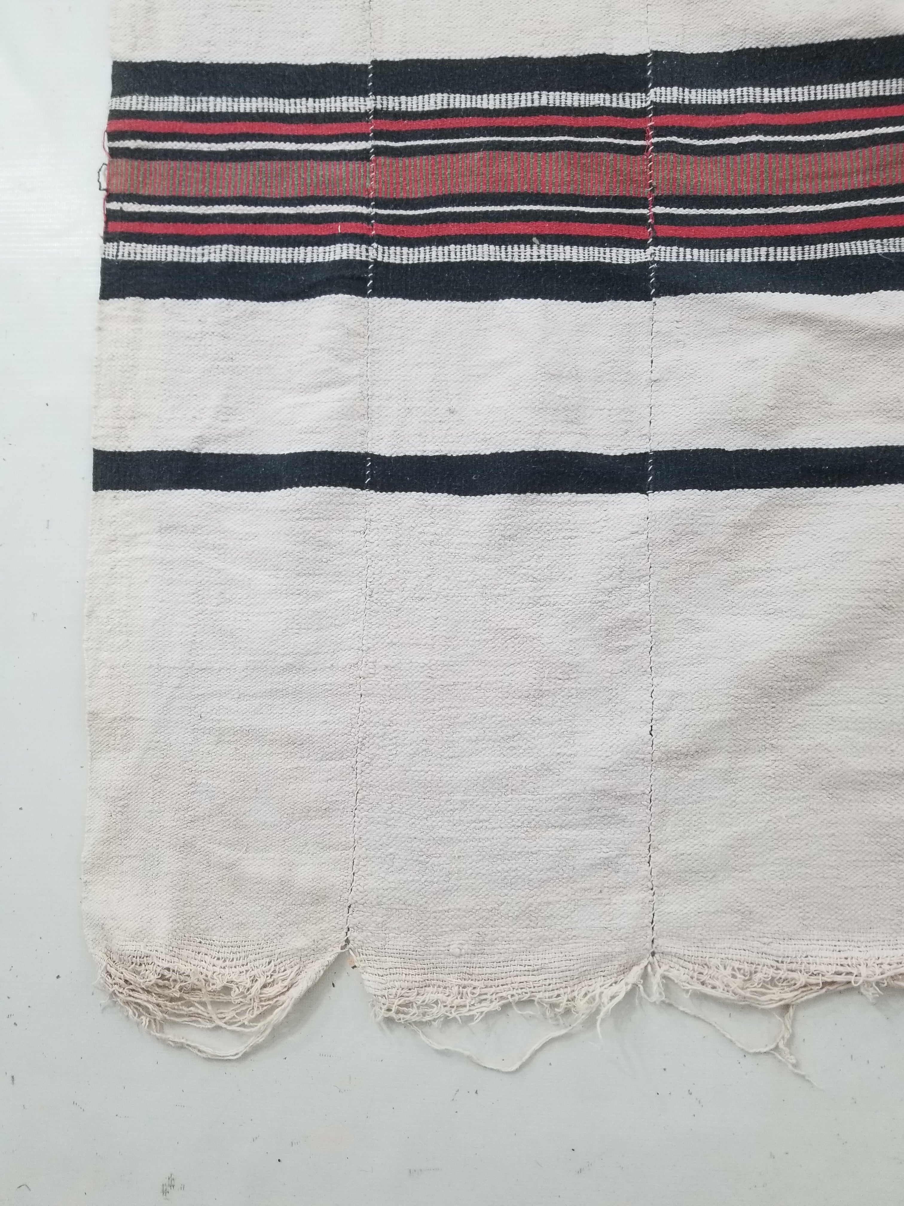 Vintage African Nigerian Handwoven Ceremonial Textile/Blanket Throw 272x148cm