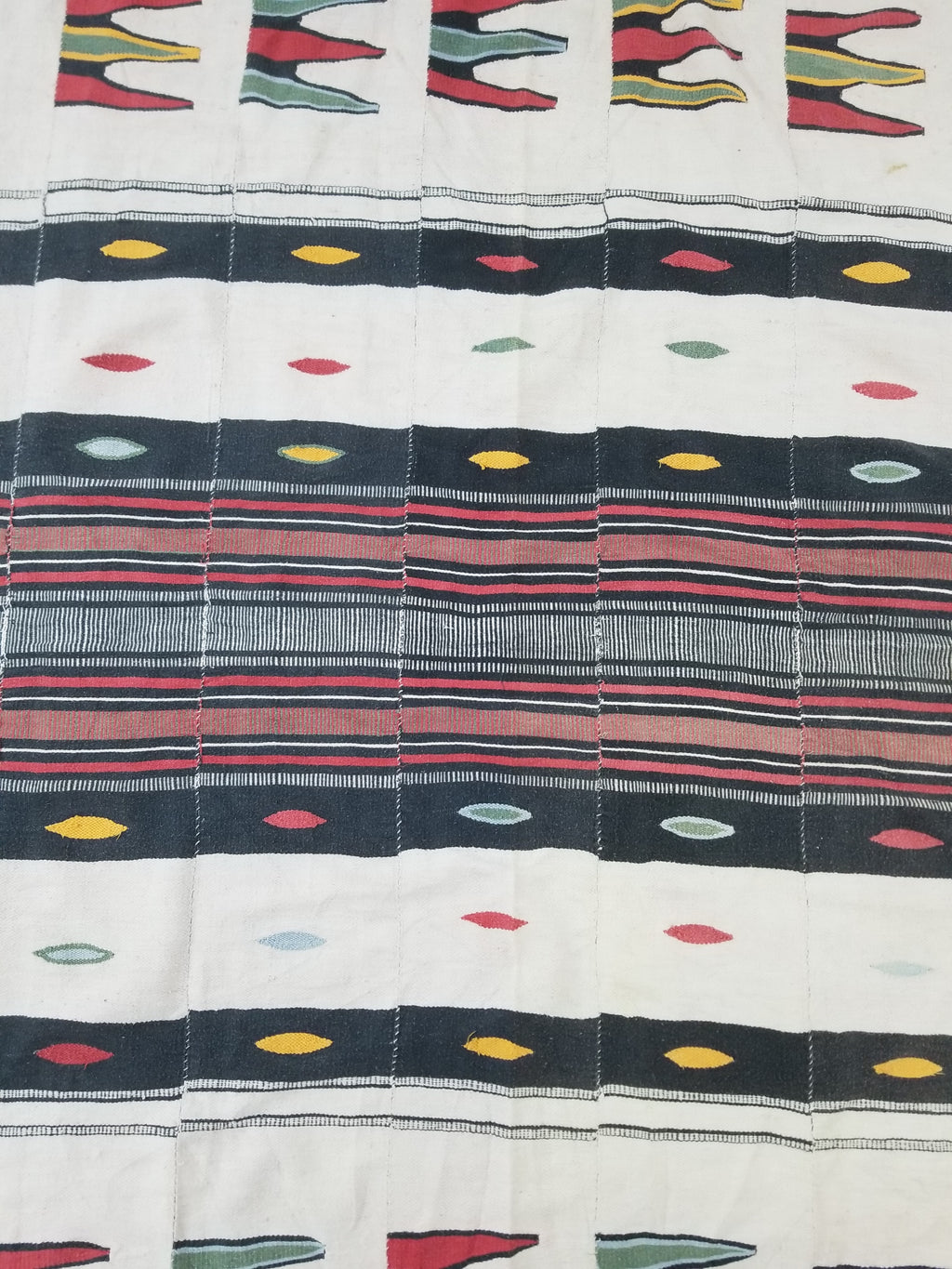 Vintage African Nigerian Handwoven Ceremonial Textile/Blanket Throw 272x148cm