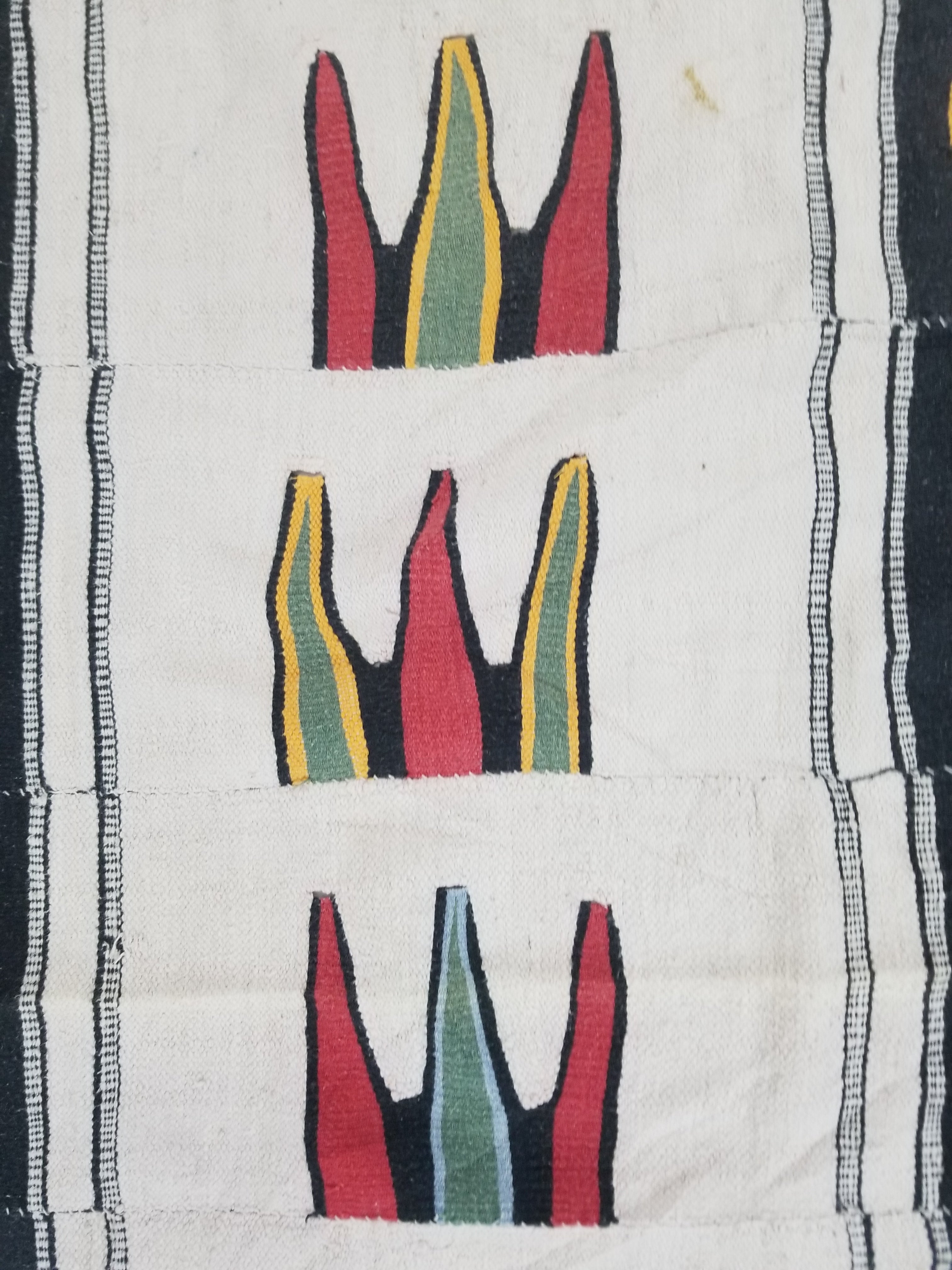 Vintage African Nigerian Handwoven Ceremonial Textile/Blanket Throw 272x148cm