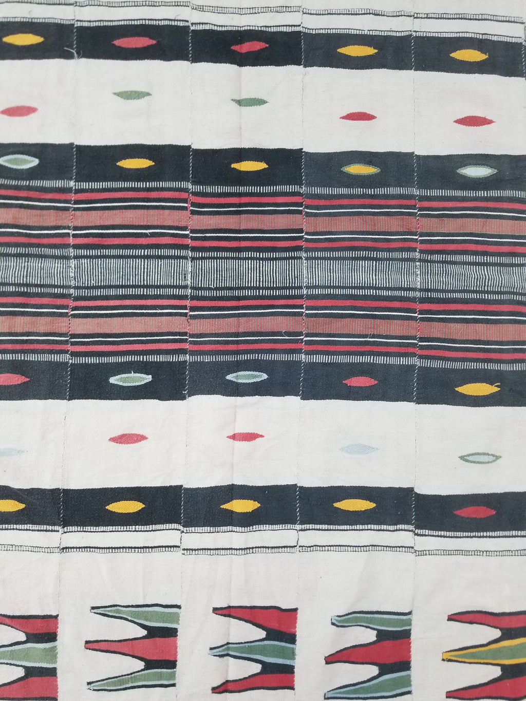 Vintage African Nigerian Handwoven Ceremonial Textile/Blanket Throw 272x148cm