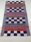 Vintage African Handwoven Ewe Kente Cloth - Ghana Ceremonial Textile 218x133cm