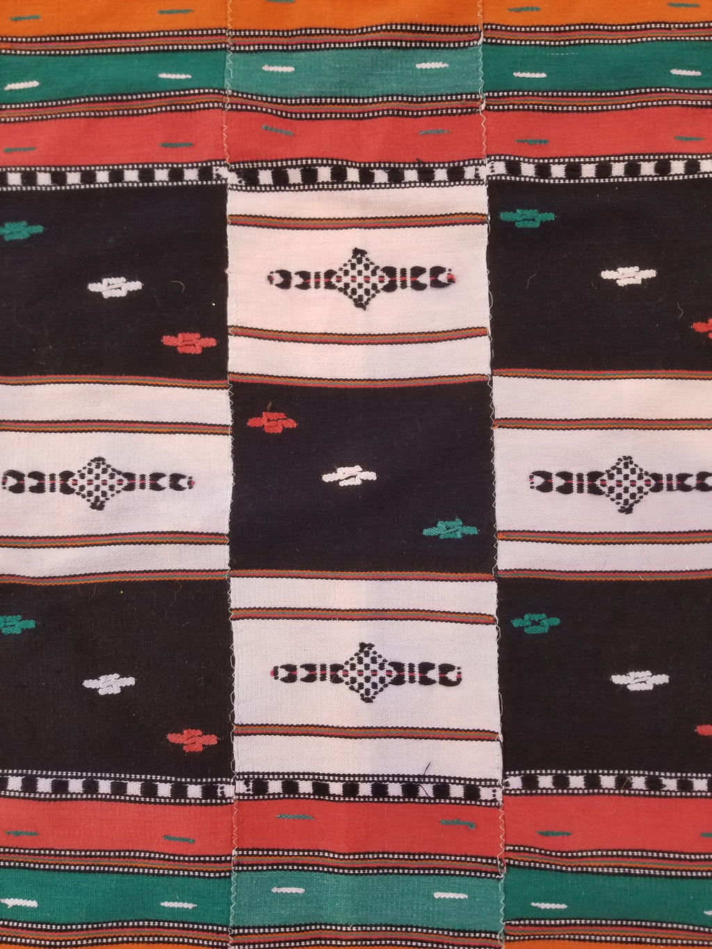 Vintage African Handwoven Ewe Kente Cloth - Ghana Ceremonial Textile 218x133cm
