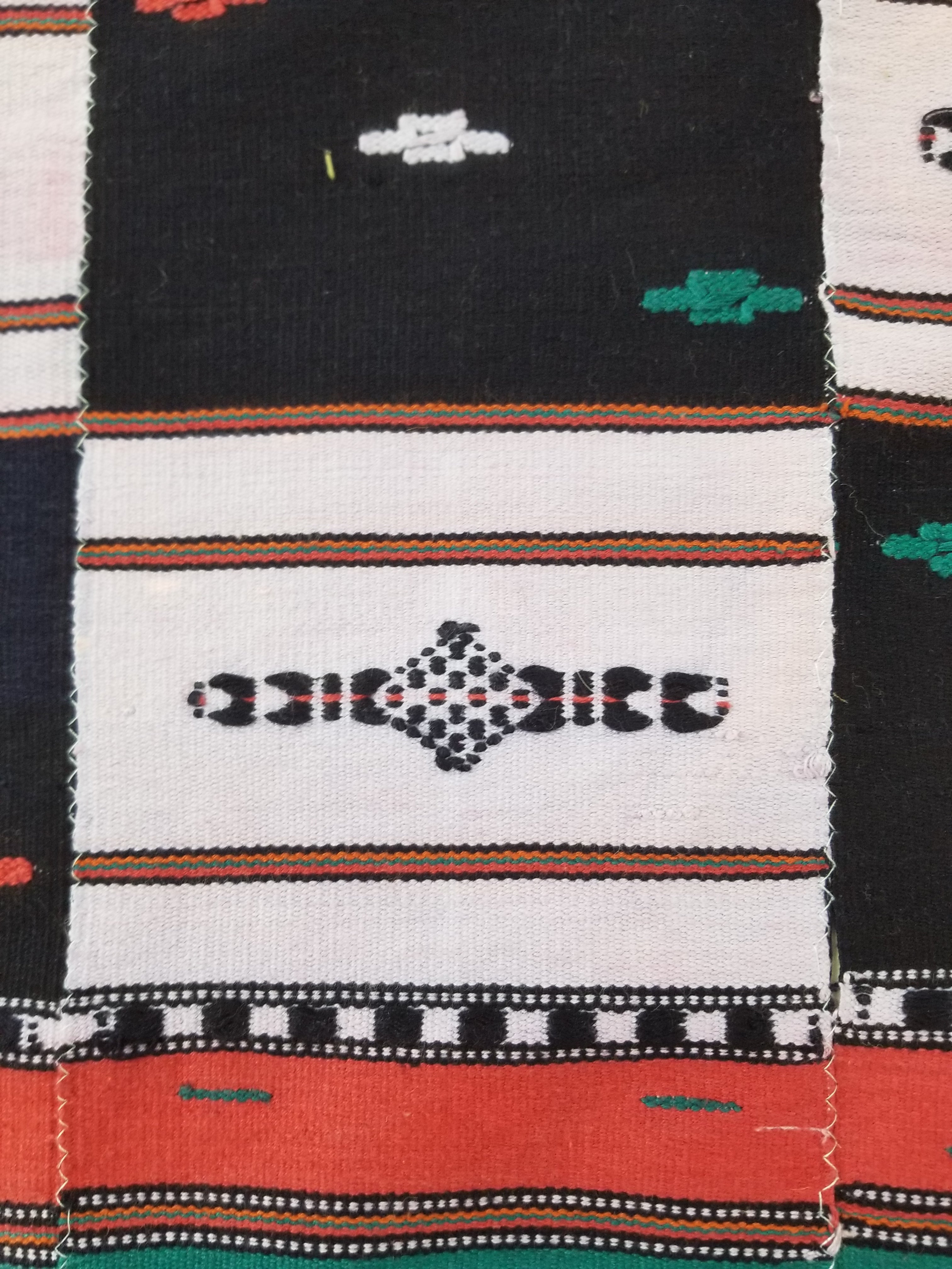 Vintage African Handwoven Ewe Kente Cloth - Ghana Ceremonial Textile 218x133cm