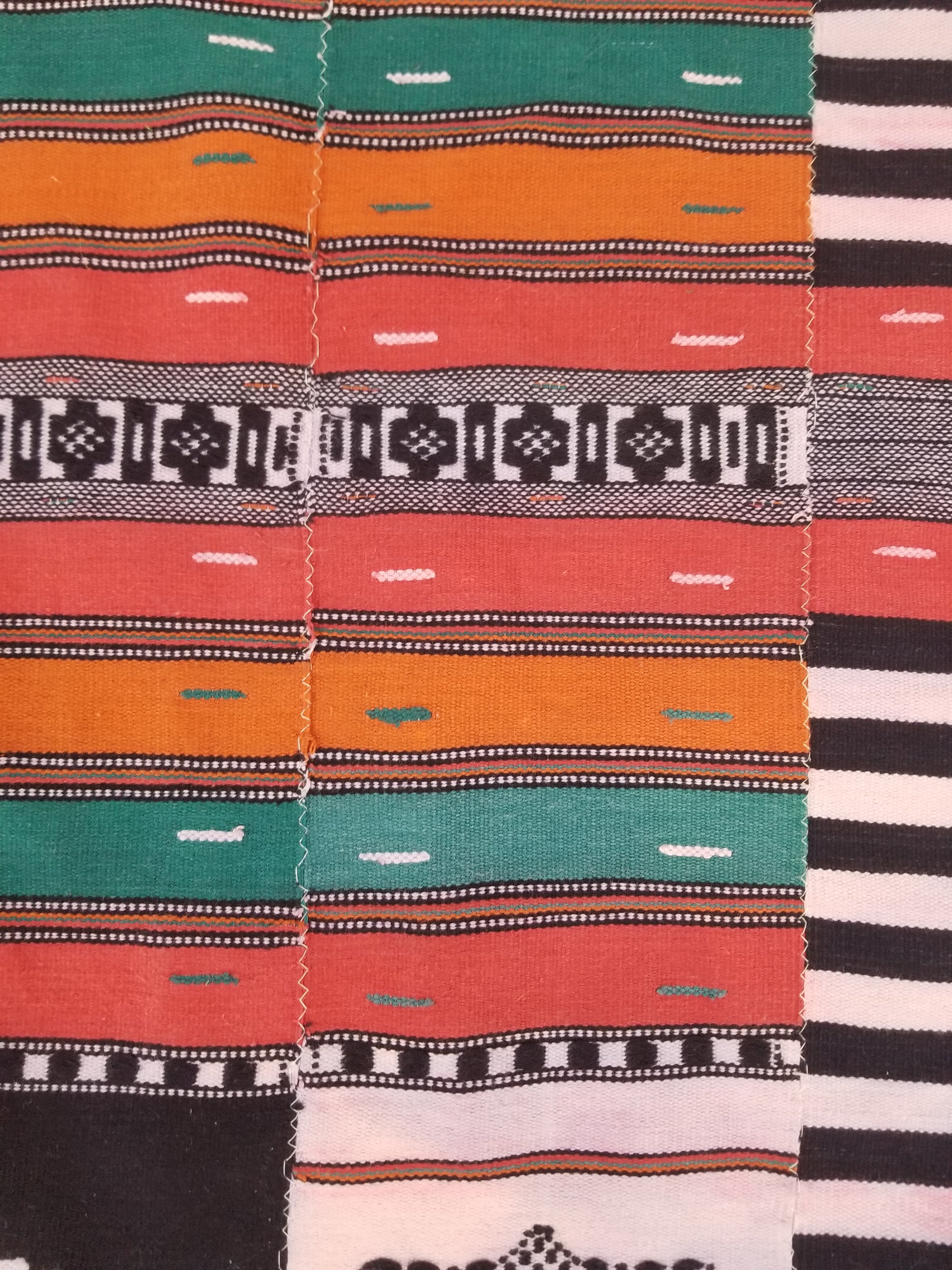 Vintage African Handwoven Ewe Kente Cloth - Ghana Ceremonial Textile 218x133cm