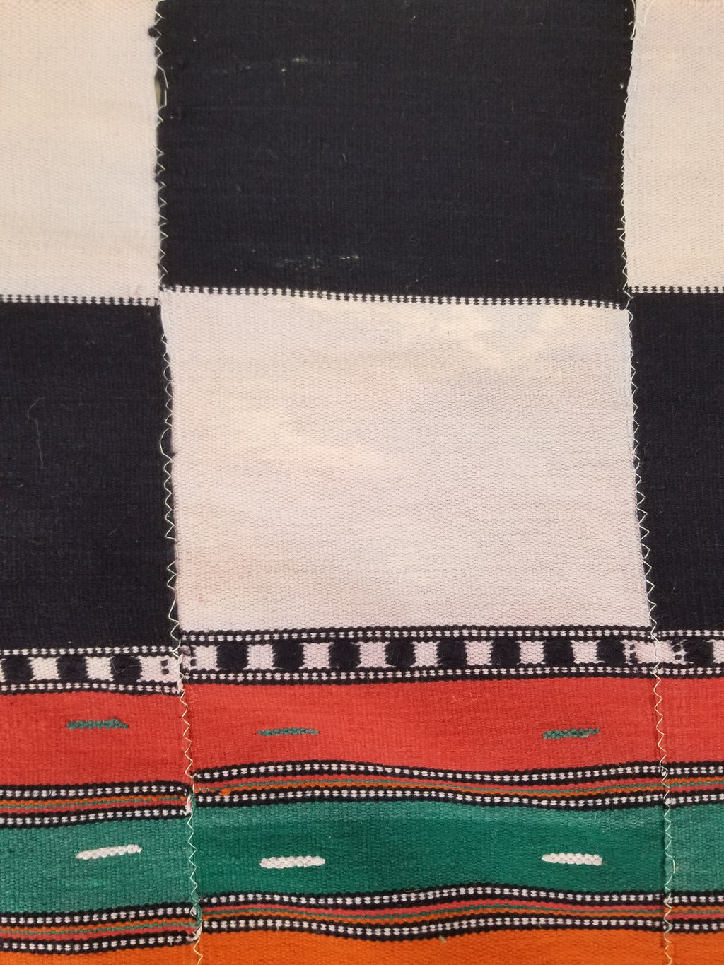 Vintage African Handwoven Ewe Kente Cloth - Ghana Ceremonial Textile 218x133cm