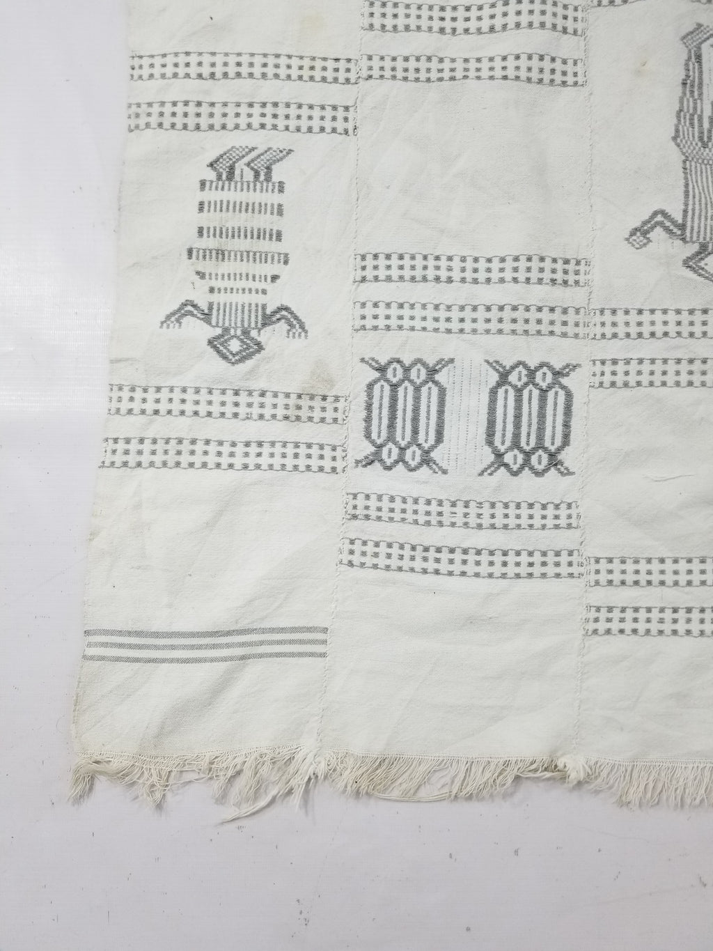Vintage African Burkina Faso Handwoven Mossi Cloth Textile 200x140cm