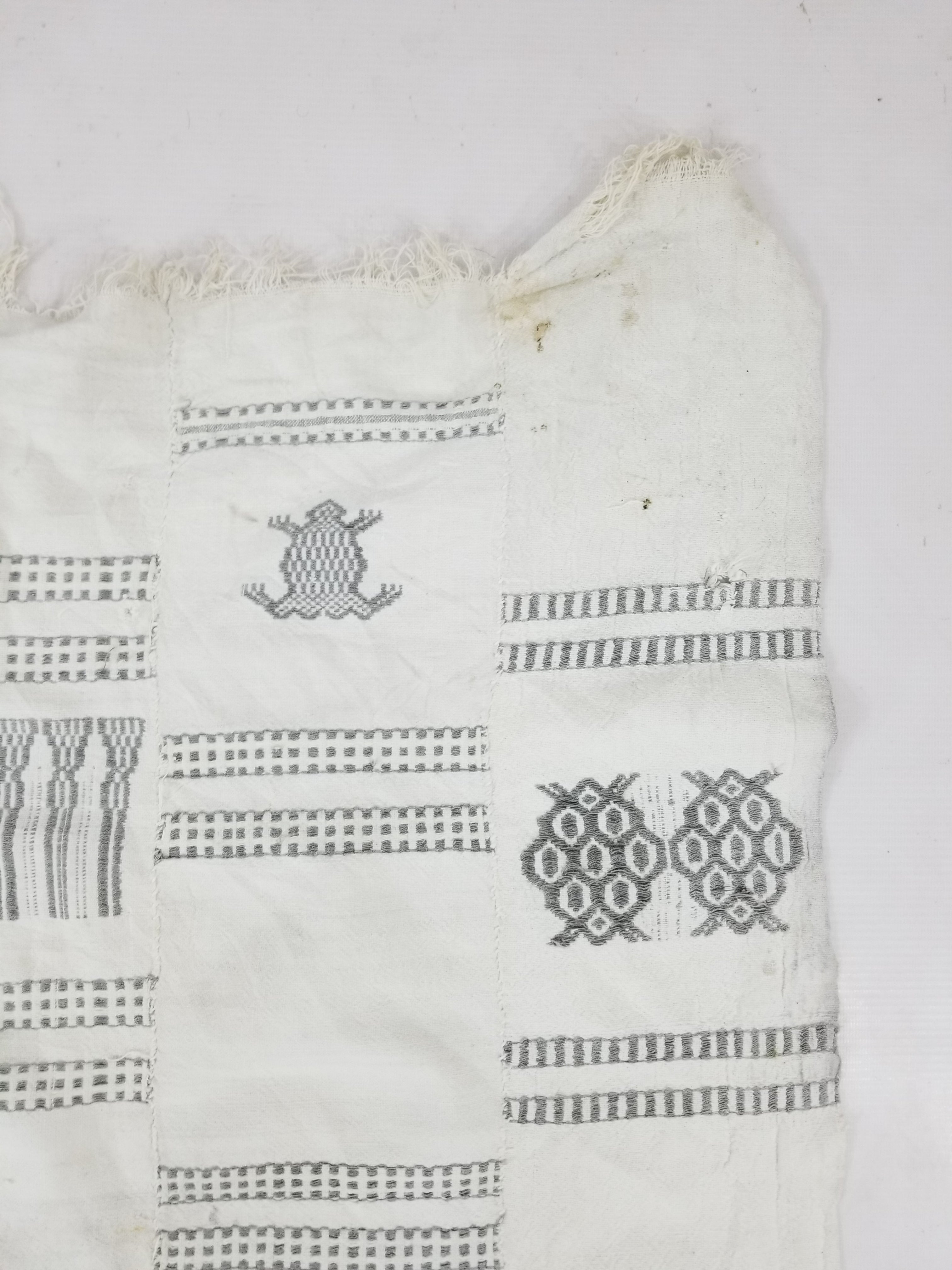 Vintage African Burkina Faso Handwoven Mossi Cloth Textile 200x140cm