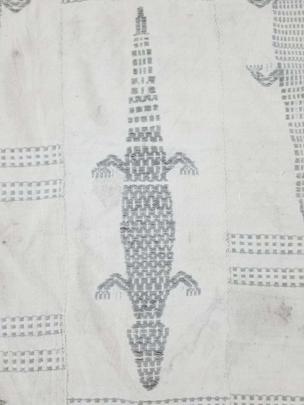 Vintage African Burkina Faso Handwoven Mossi Cloth Textile 200x140cm