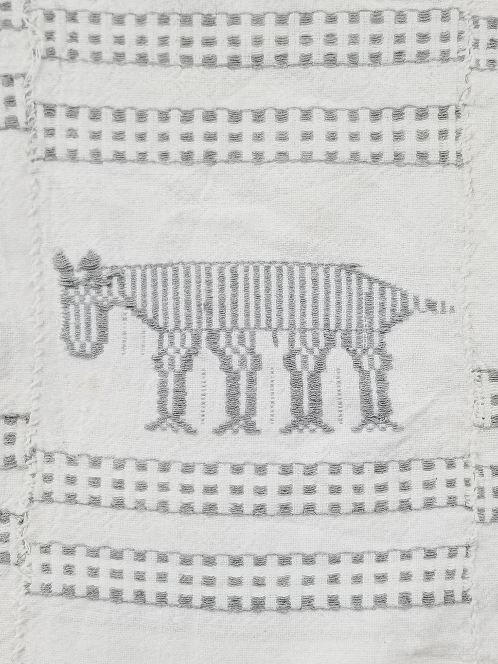 Vintage African Burkina Faso Handwoven Mossi Cloth Textile 200x140cm
