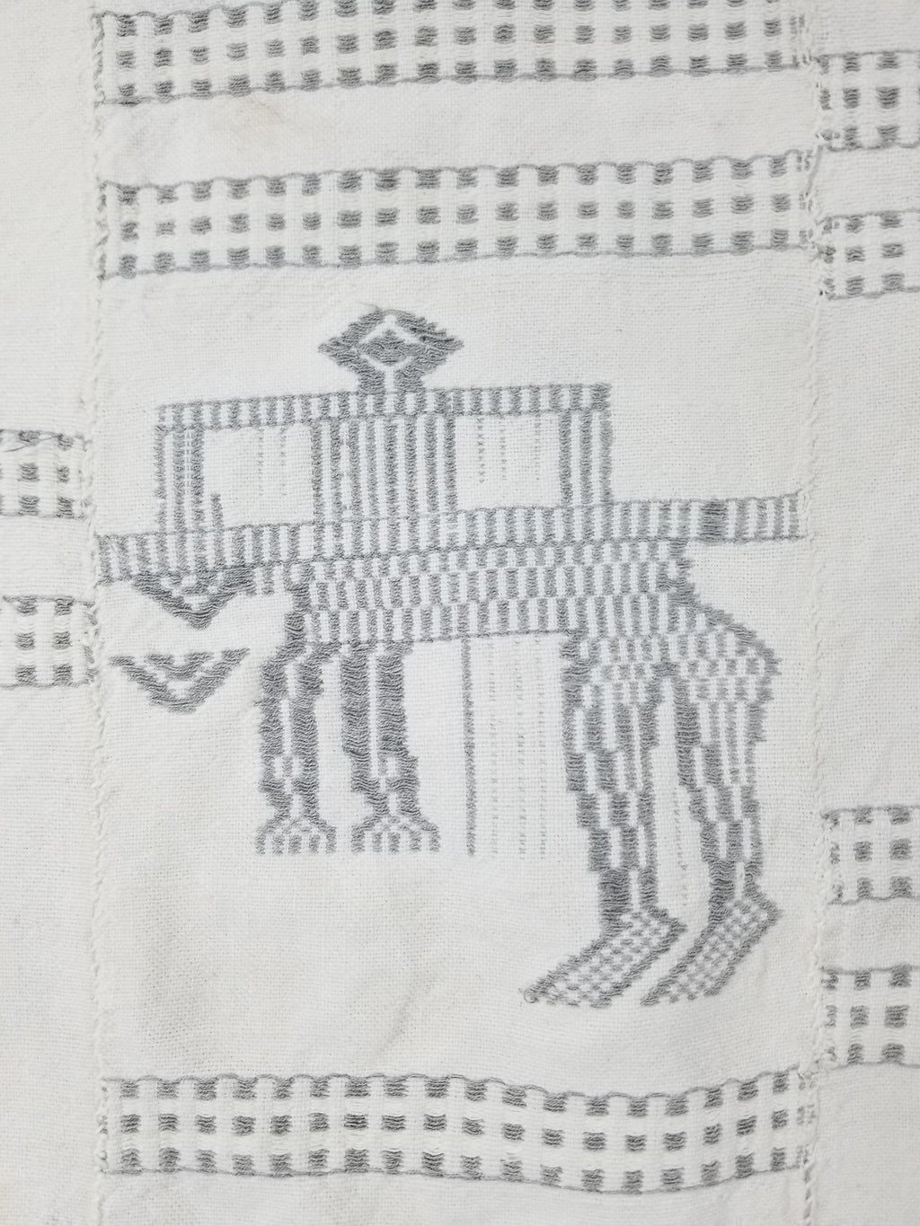 Vintage African Burkina Faso Handwoven Mossi Cloth Textile 200x140cm