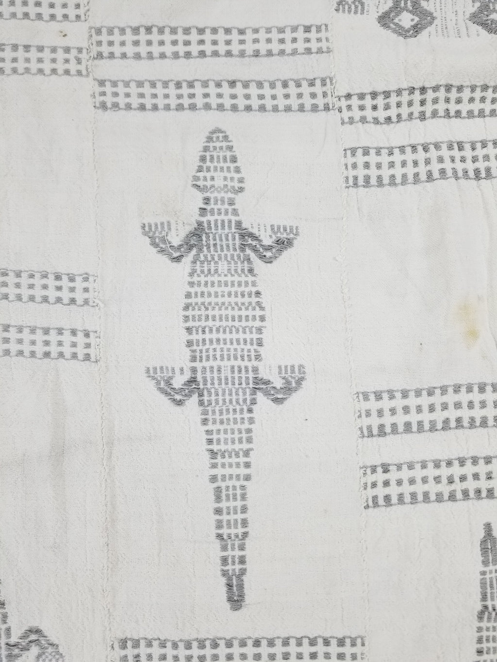 Vintage African Burkina Faso Handwoven Mossi Cloth Textile 200x140cm