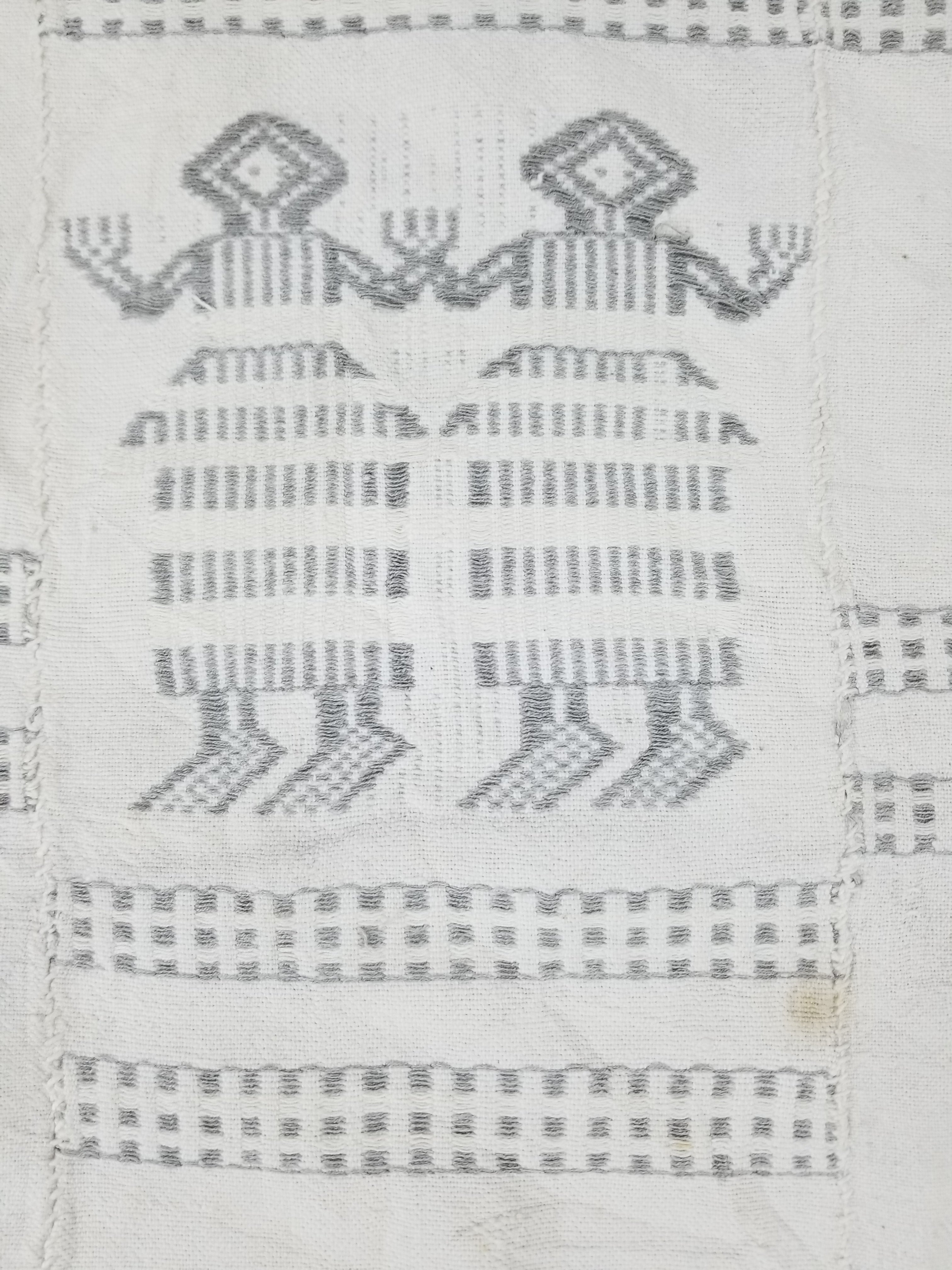 Vintage African Burkina Faso Handwoven Mossi Cloth Textile 200x140cm
