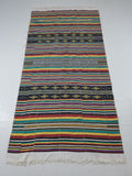Vintage African Handwoven Ewe Kente Cloth - Ghana Ceremonial Textile 248x118cm