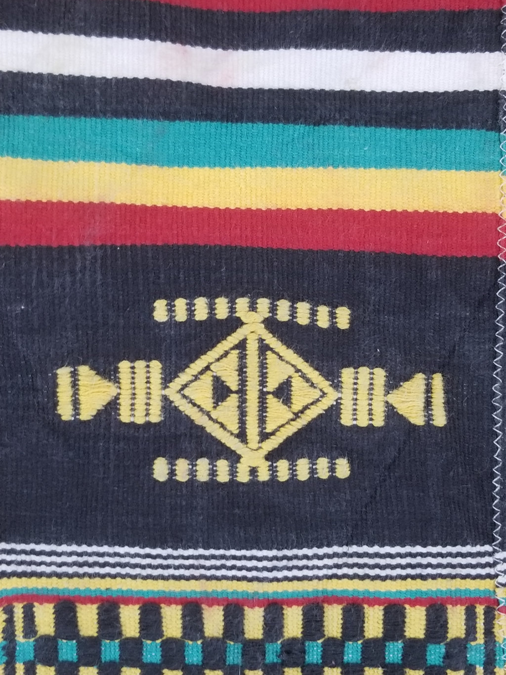 Vintage African Handwoven Ewe Kente Cloth - Ghana Ceremonial Textile 248x118cm