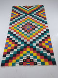 Vintage African Handwoven Ewe Kente Cloth - Ghana Ceremonial Textile