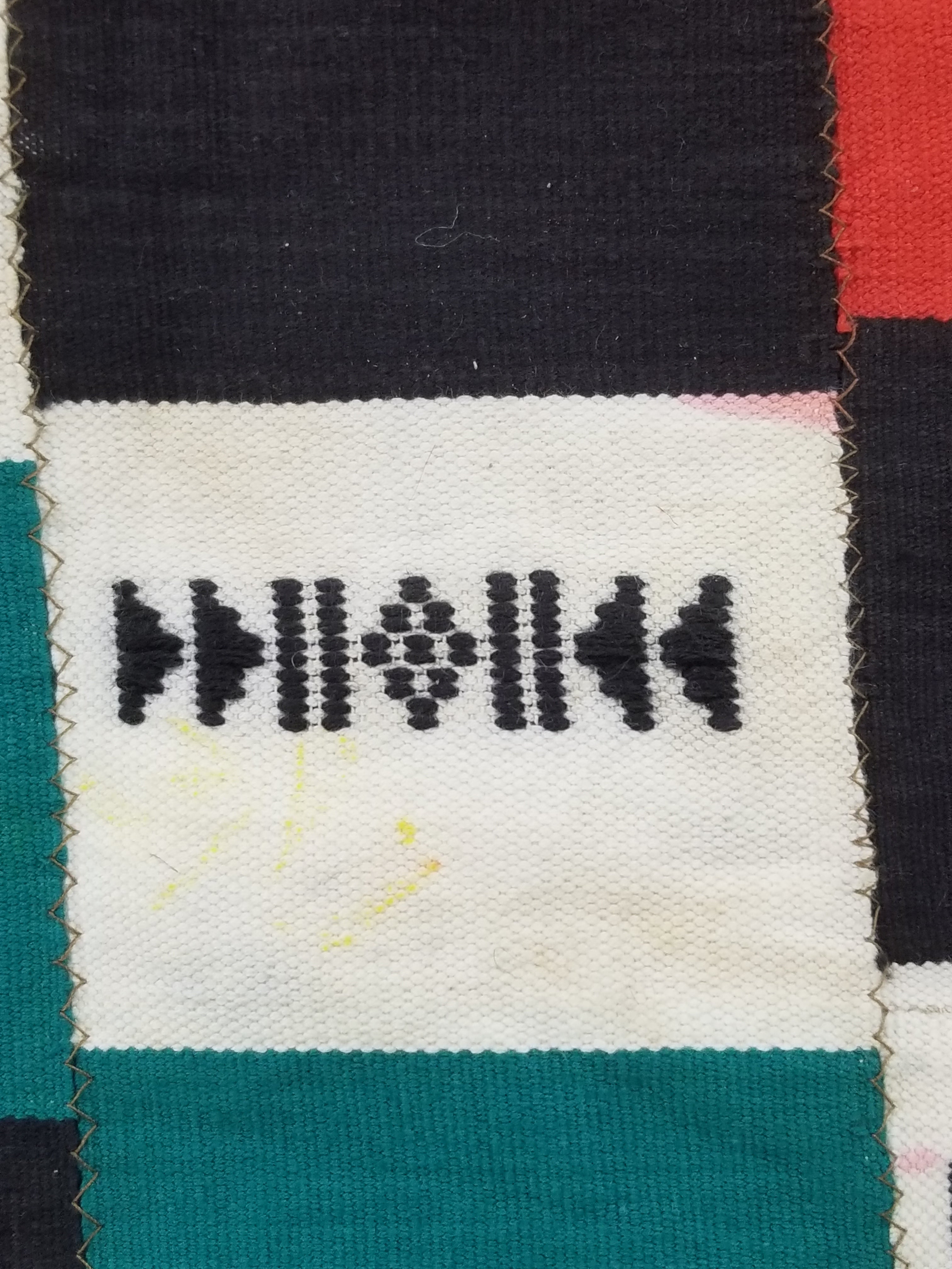 Vintage African Handwoven Ewe Kente Cloth - Ghana Ceremonial Textile