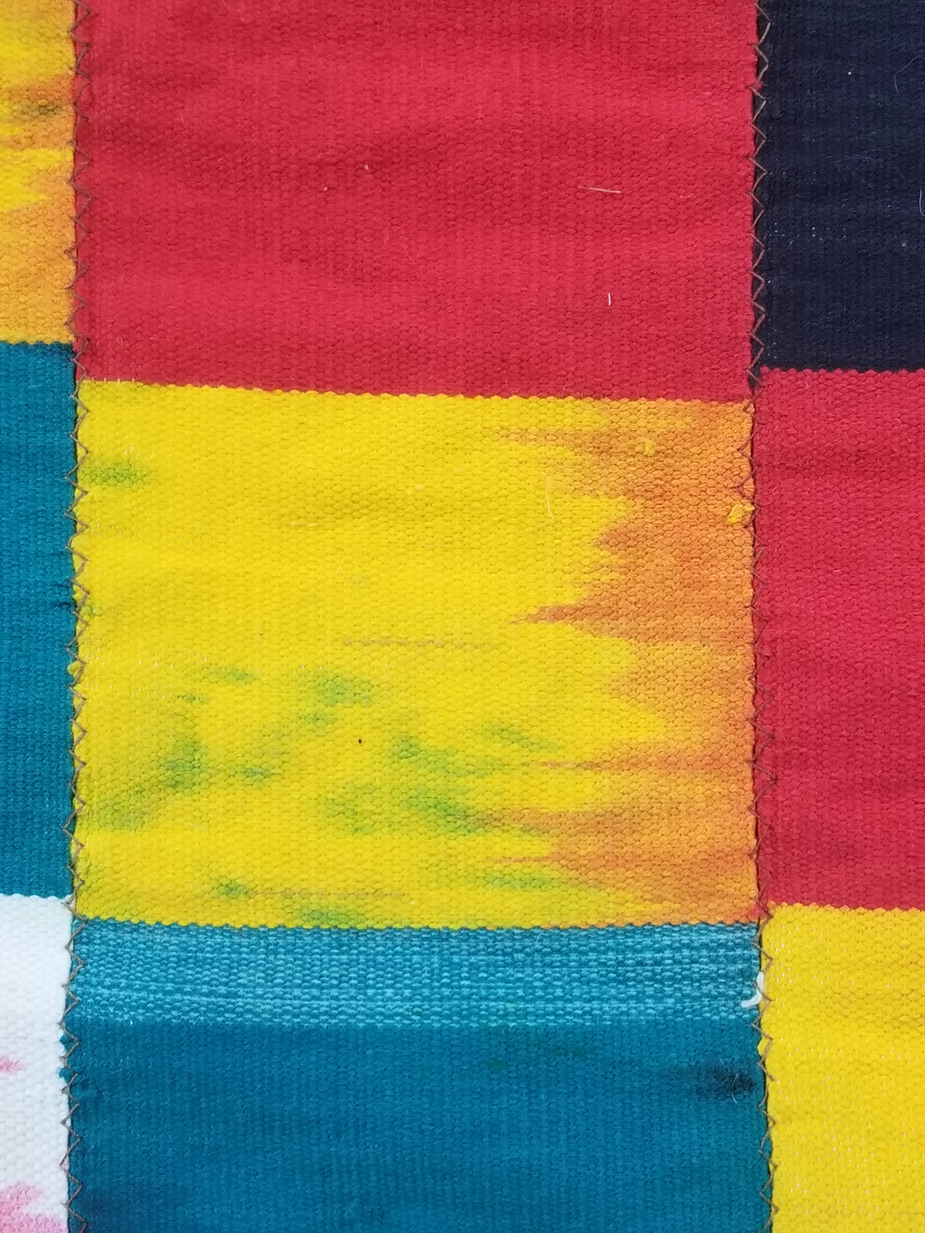 Vintage African Handwoven Ewe Kente Cloth - Ghana Ceremonial Textile
