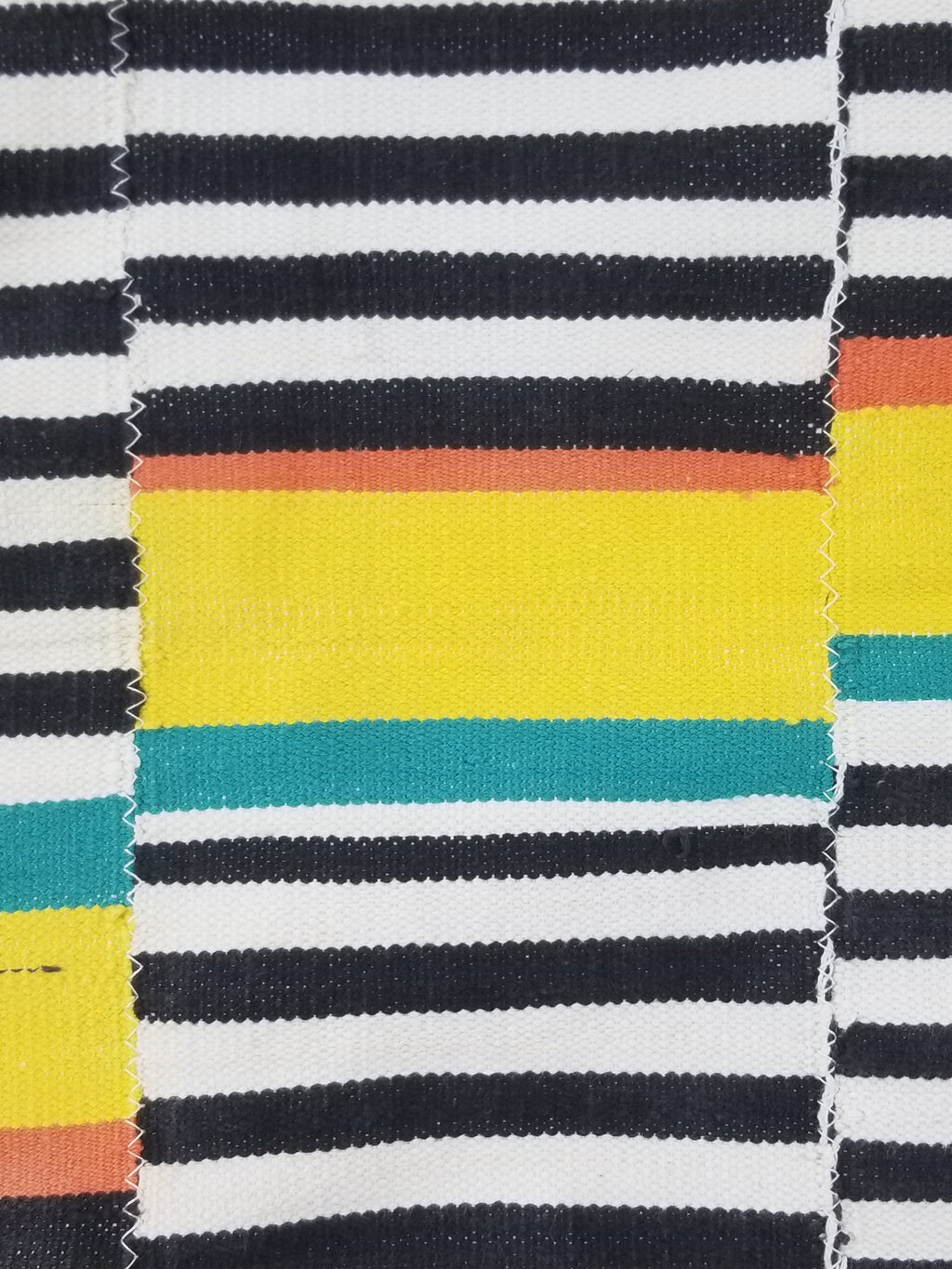 Vintage African Handwoven Ewe Kente Cloth - Ghana Ceremonial Textile 212x130cm