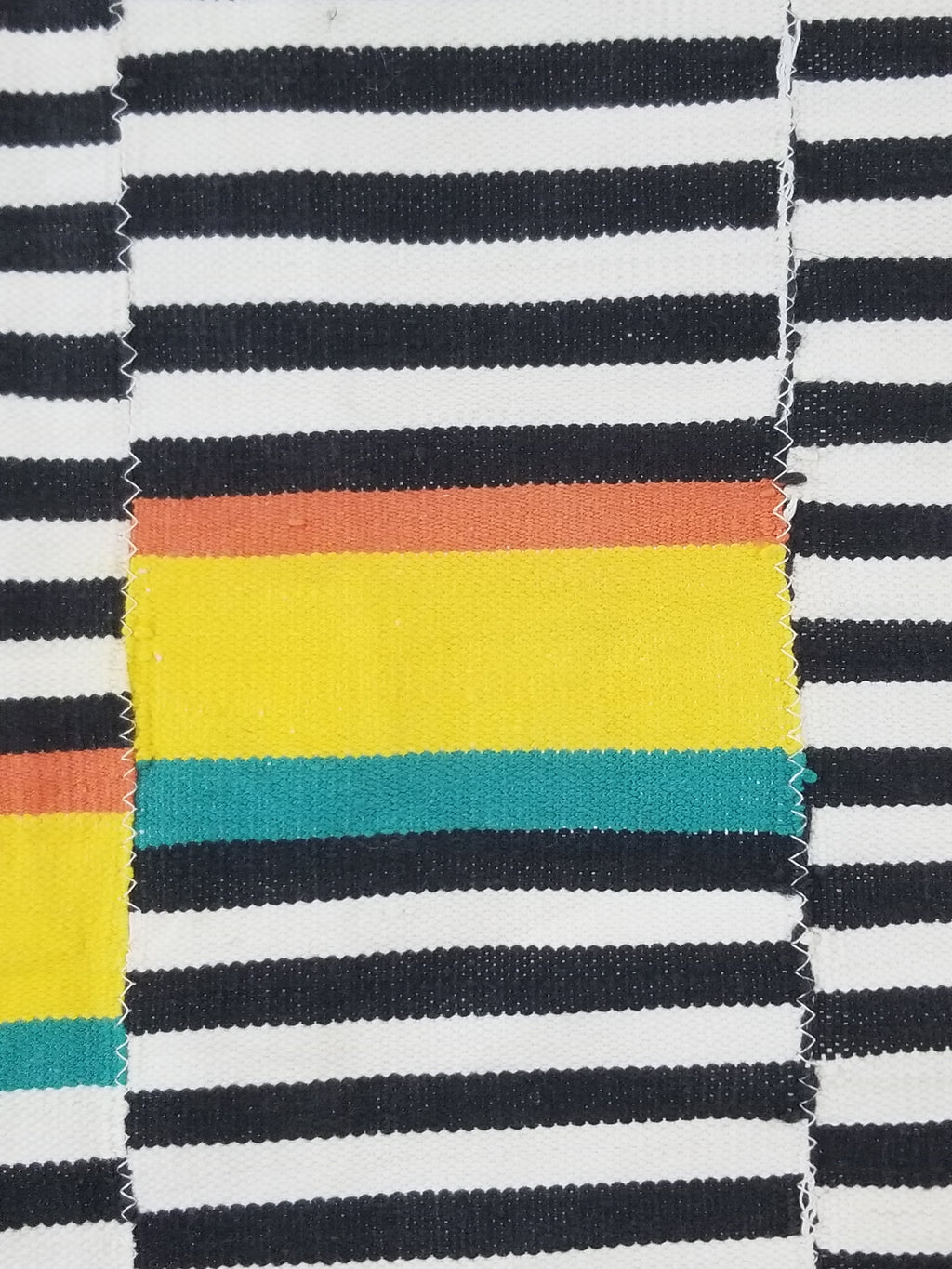Vintage African Handwoven Ewe Kente Cloth - Ghana Ceremonial Textile 212x130cm