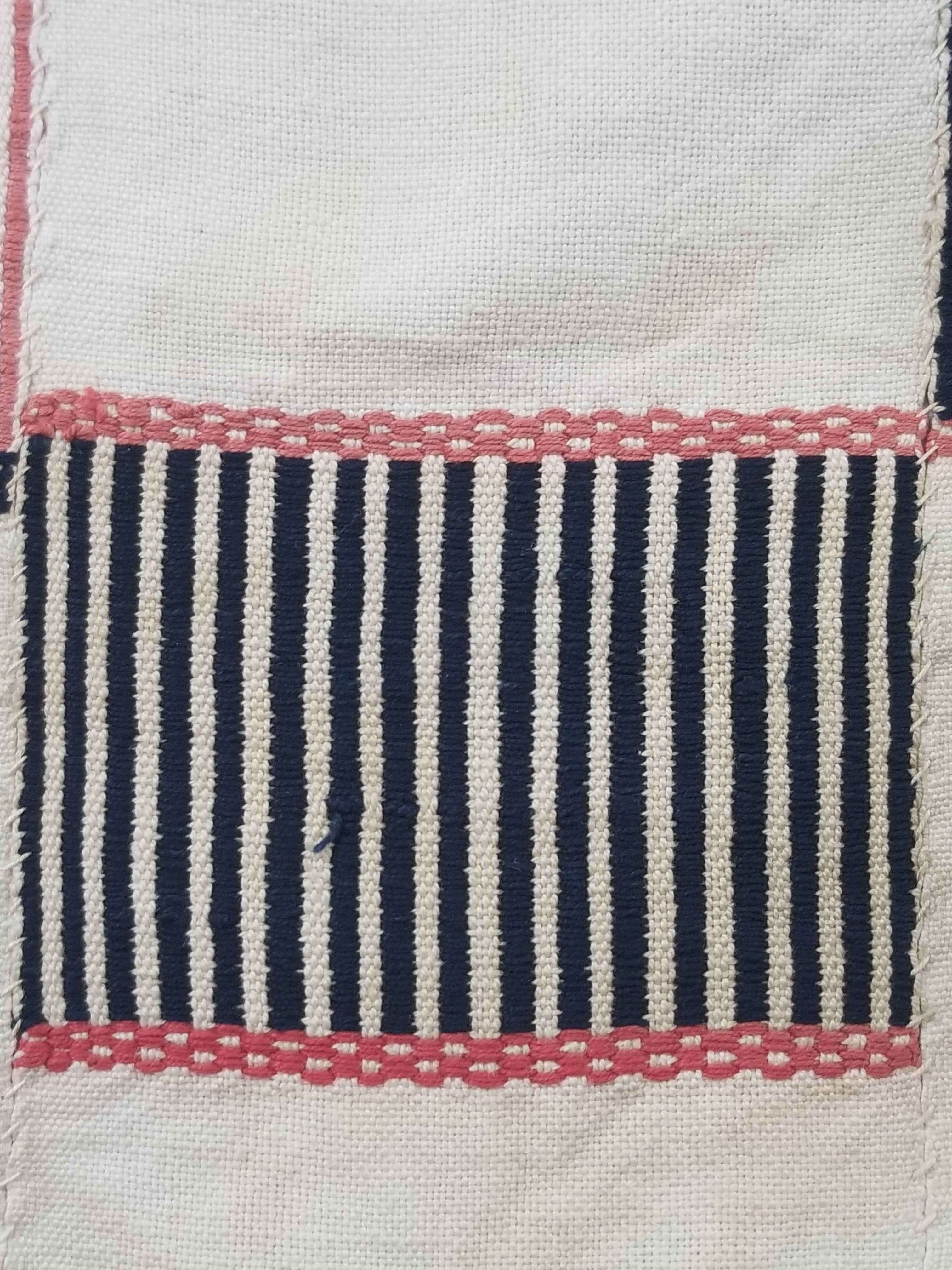 Vintage African Handwoven Ewe Kente Cloth - Ghana Ceremonial Textile 252x138cm