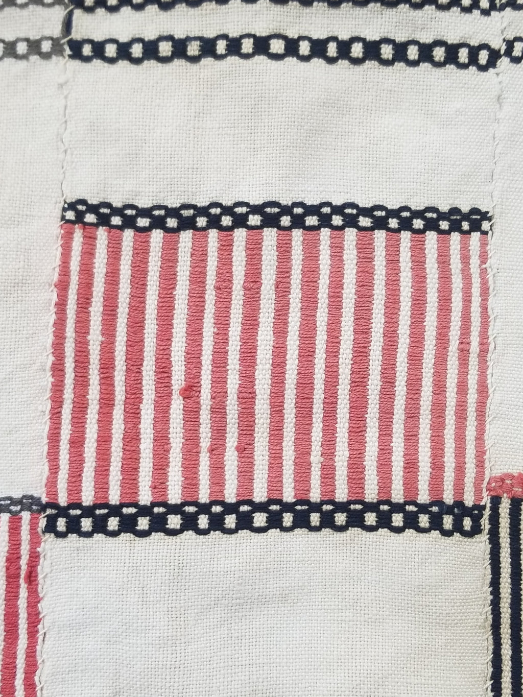 Vintage African Handwoven Ewe Kente Cloth - Ghana Ceremonial Textile 252x138cm