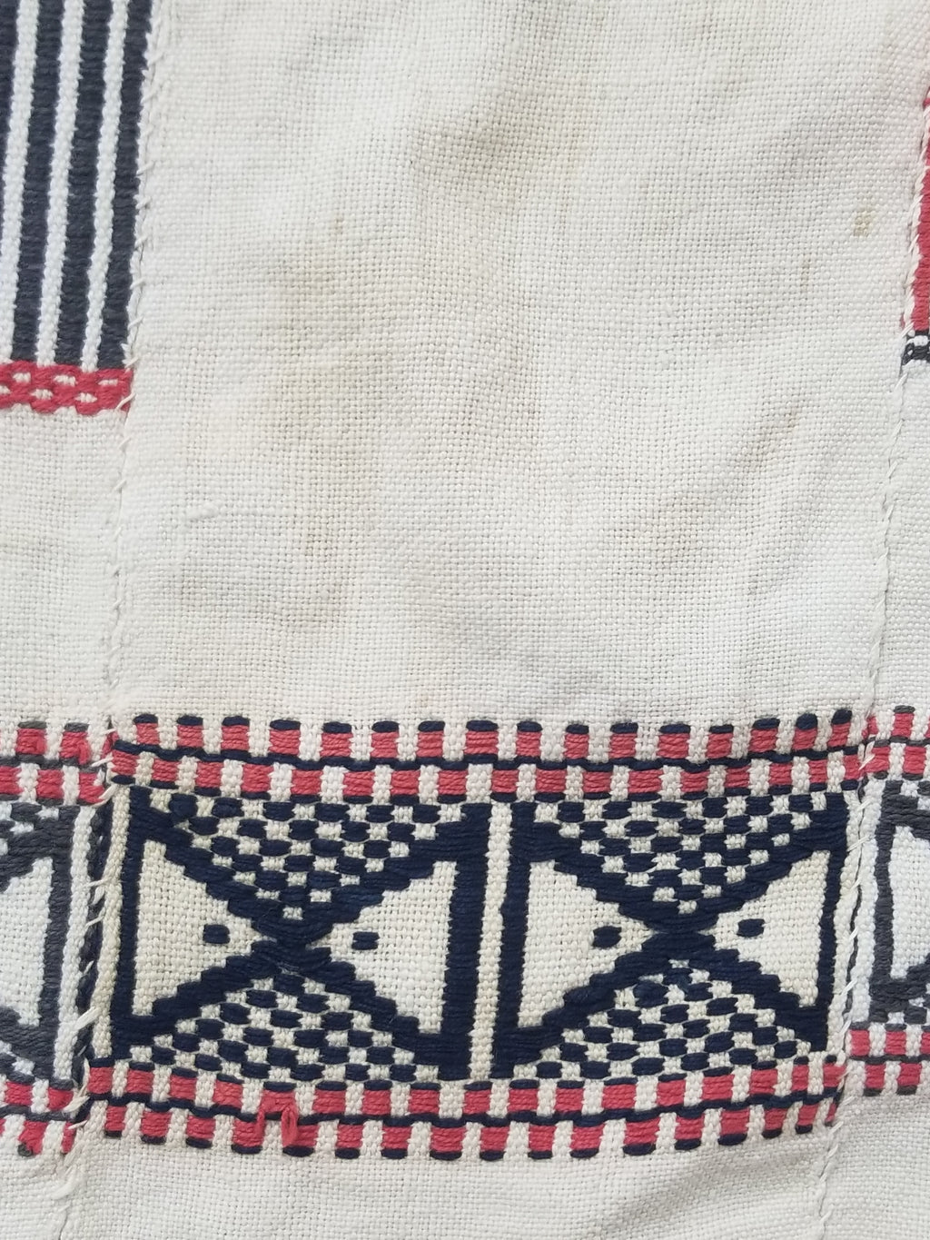 Vintage African Handwoven Ewe Kente Cloth - Ghana Ceremonial Textile 252x138cm