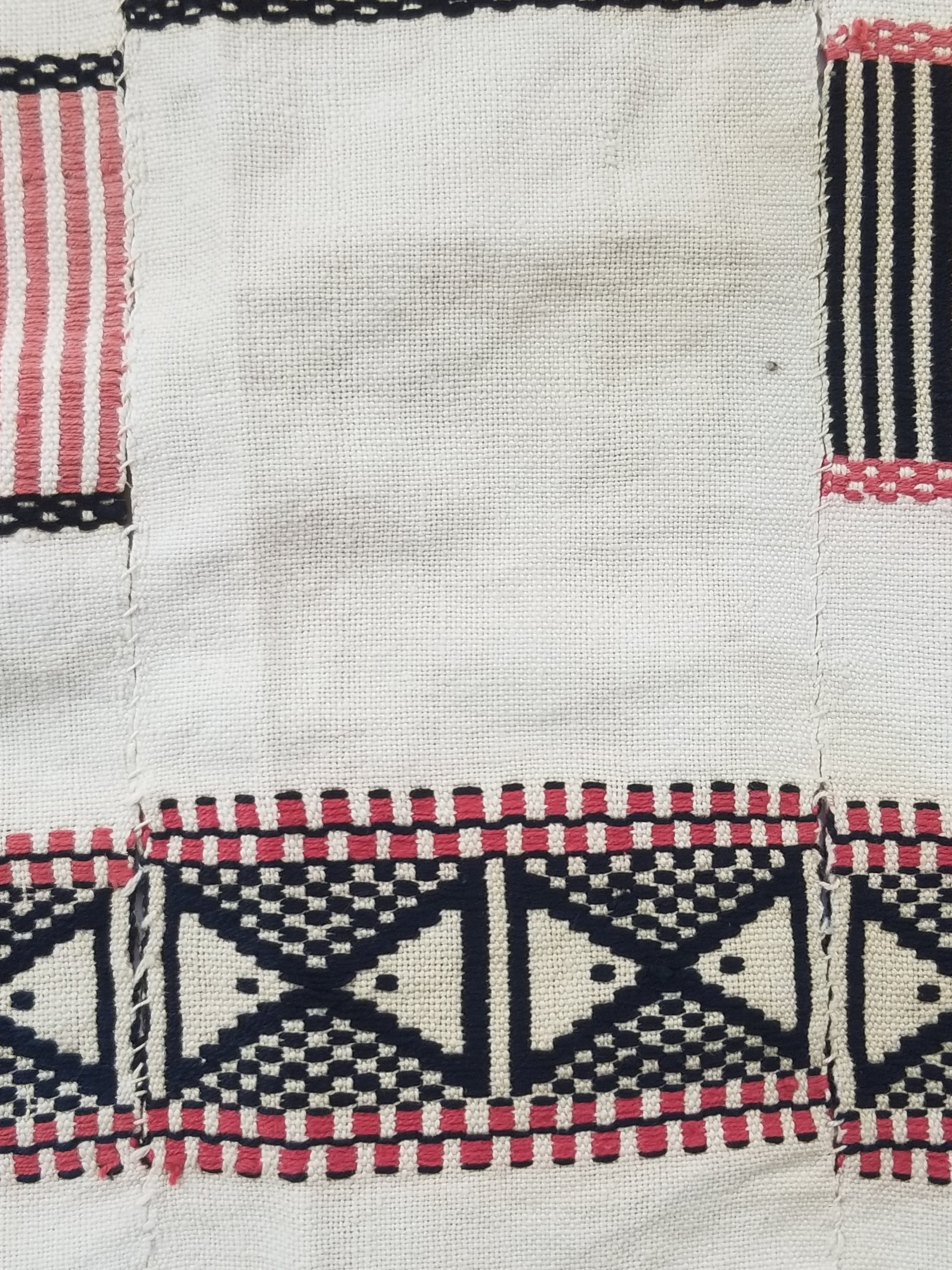 Vintage African Handwoven Ewe Kente Cloth - Ghana Ceremonial Textile 252x138cm