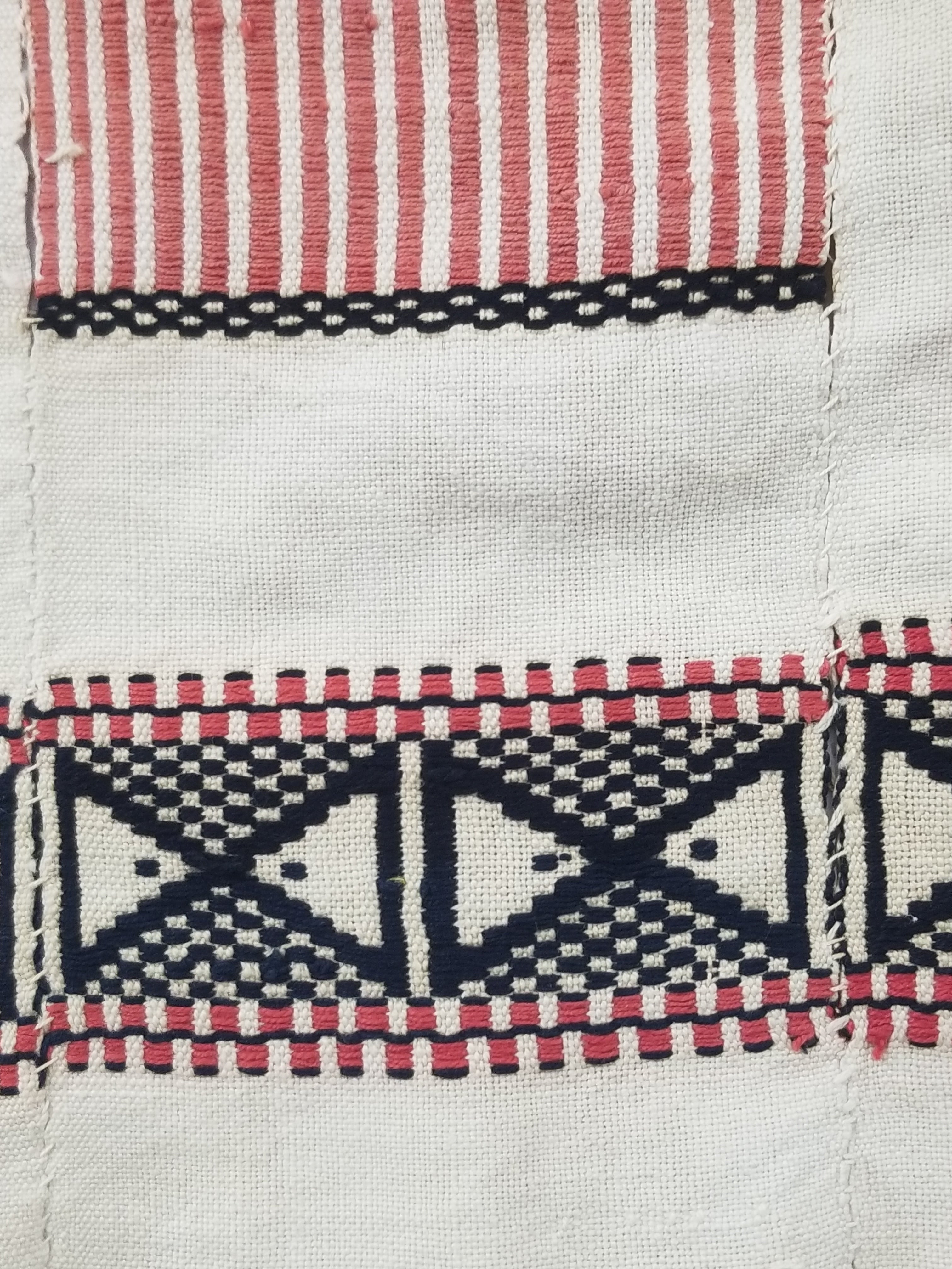 Vintage African Handwoven Ewe Kente Cloth - Ghana Ceremonial Textile 252x138cm