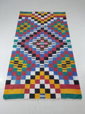Vintage African Handwoven Ewe Kente Cloth - Ghana Ceremonial Textile 220x125cm