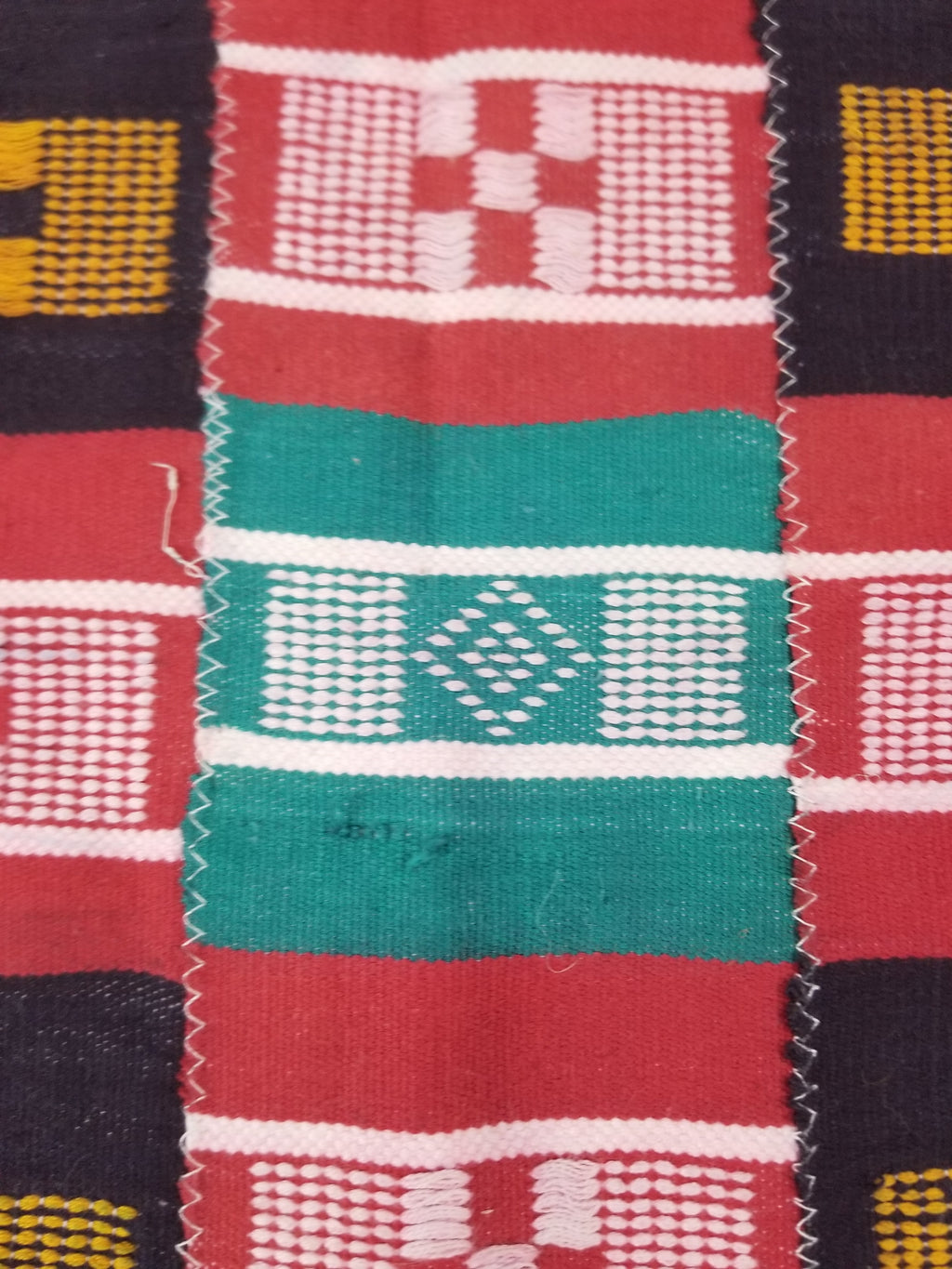 Vintage African Handwoven Ewe Kente Cloth - Ghana Ceremonial Textile 220x125cm