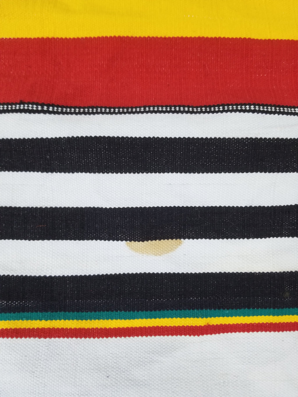 Vintage African Handwoven Kente Cloth - Ghana Textile 216x137cm