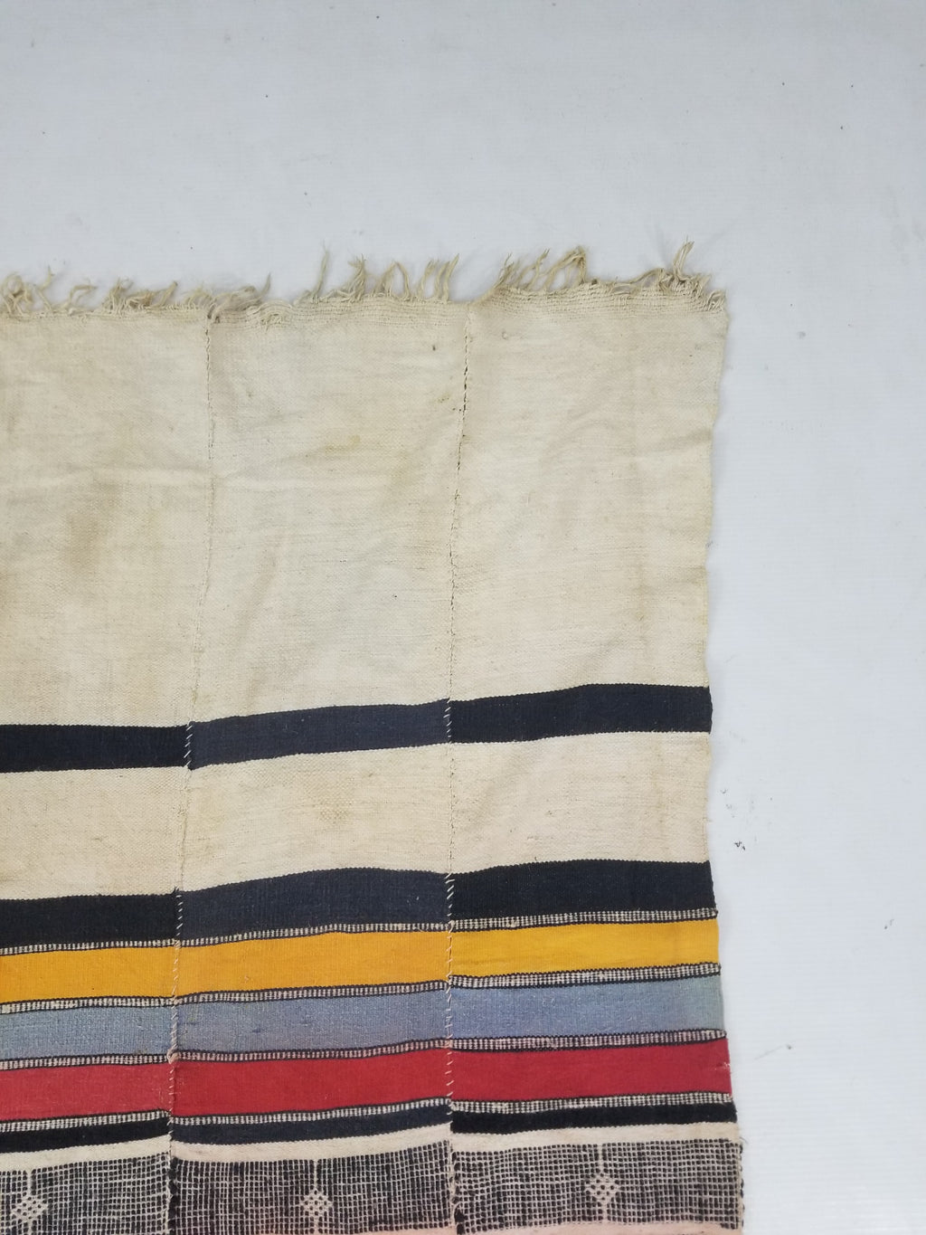 Vintage African Nigerian Handwoven Textile/Blanket Throw 330x146cm