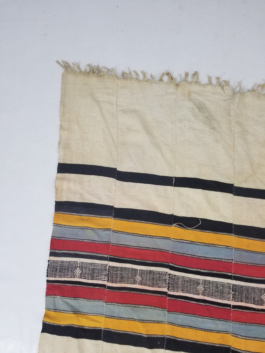 Vintage African Nigerian Handwoven Textile/Blanket Throw 330x146cm